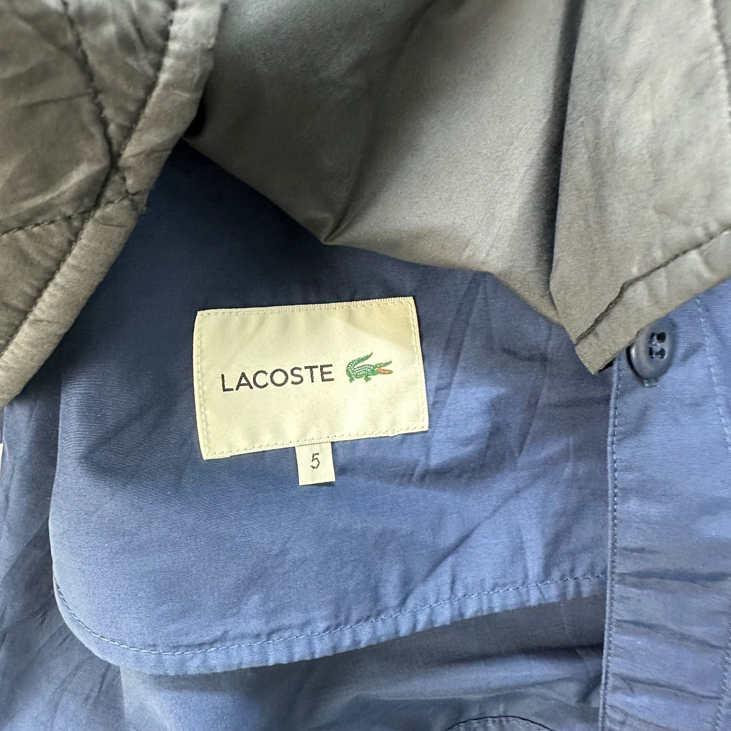 Lacoste Lacoste Blue Light Overcoat Long Coat #A5-0103 Size US L / EU 52-54 / 3 - 11 Thumbnail