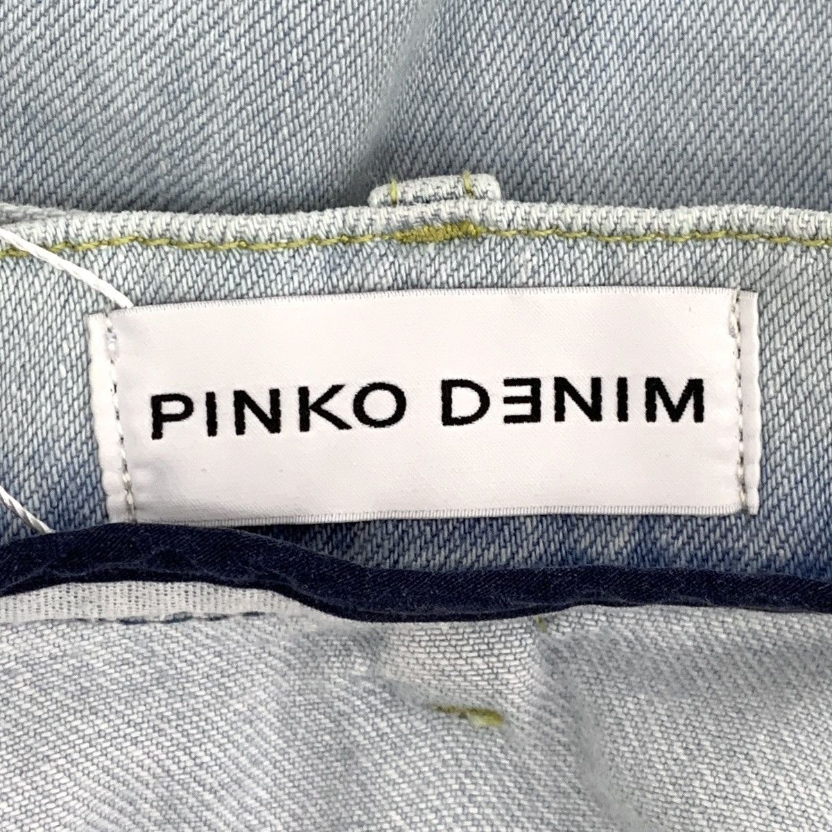 Pinko Pinko Light Blue Cotton Logo Belt Denim Mini Skirt K26WX Size 27" / US 4 / IT 40 - 7 Thumbnail