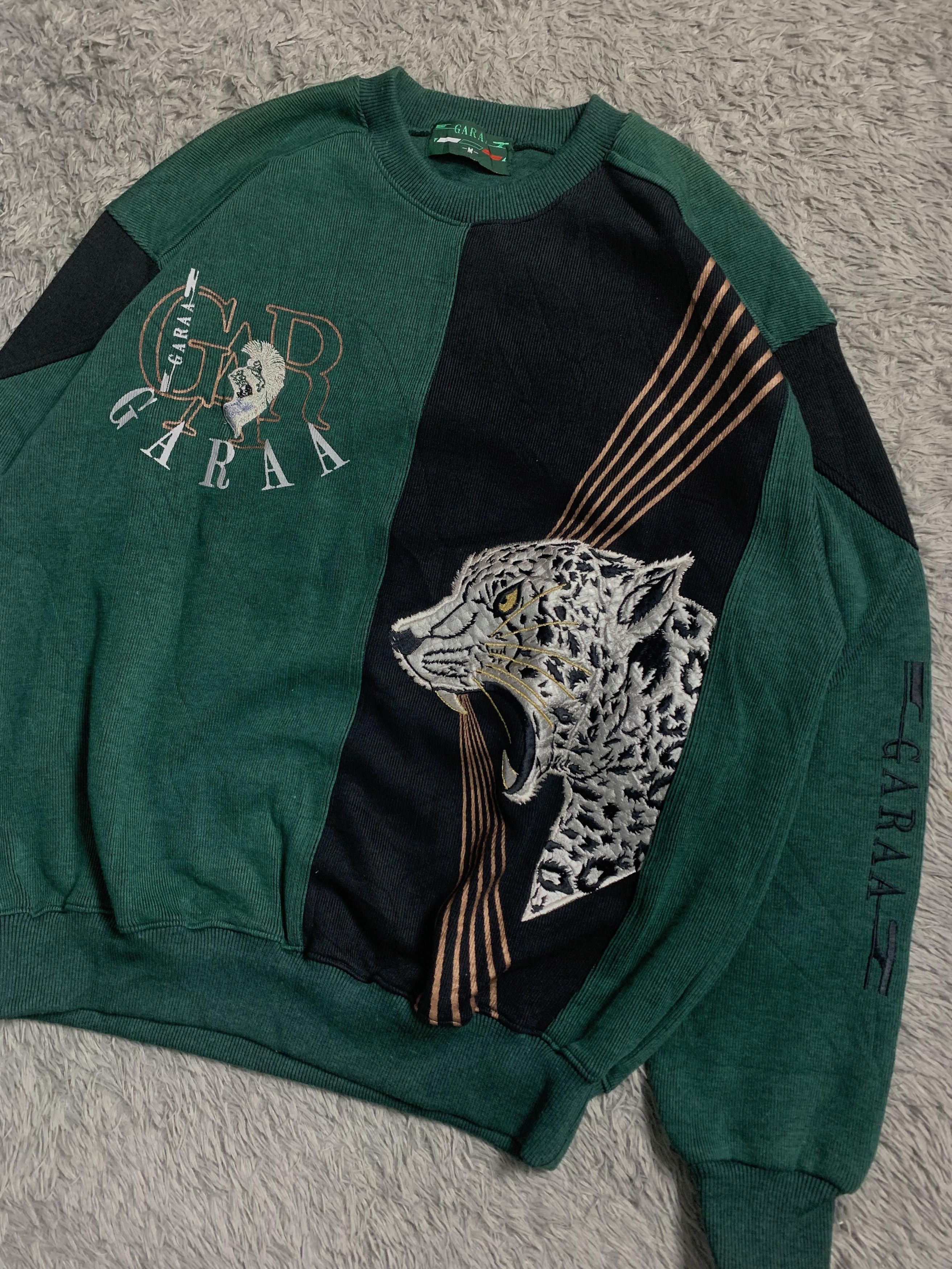 Japanese Brand Eastern Iconography Sukajan GARAA Japan Embroidery Leopard Size US M / EU 48-50 / 2 - 1 Thumbnail