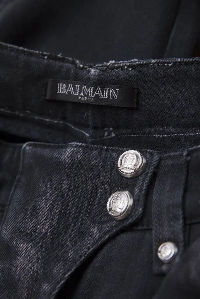 Balmain Balmain cargo biker denim jeans Size 25" / US 0 / IT 36 - 5 Thumbnail