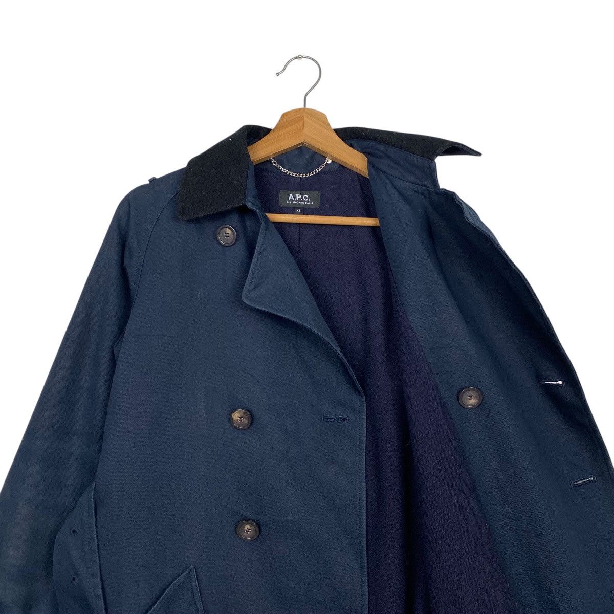 A.P.C. A.P.C trench coat double breasted Size US XS / EU 42 / 0 - 11 Thumbnail