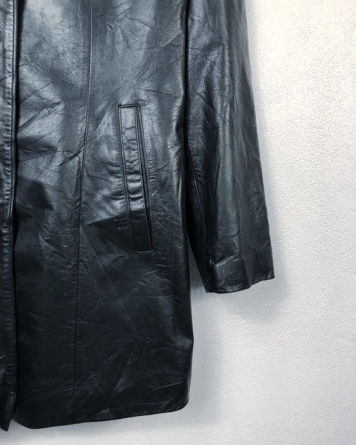 Jean Charles De Castelbajac Rare Vintage JC Castelbajac Button Leather Jacket Size US XS / EU 42 / 0 - 6 Thumbnail