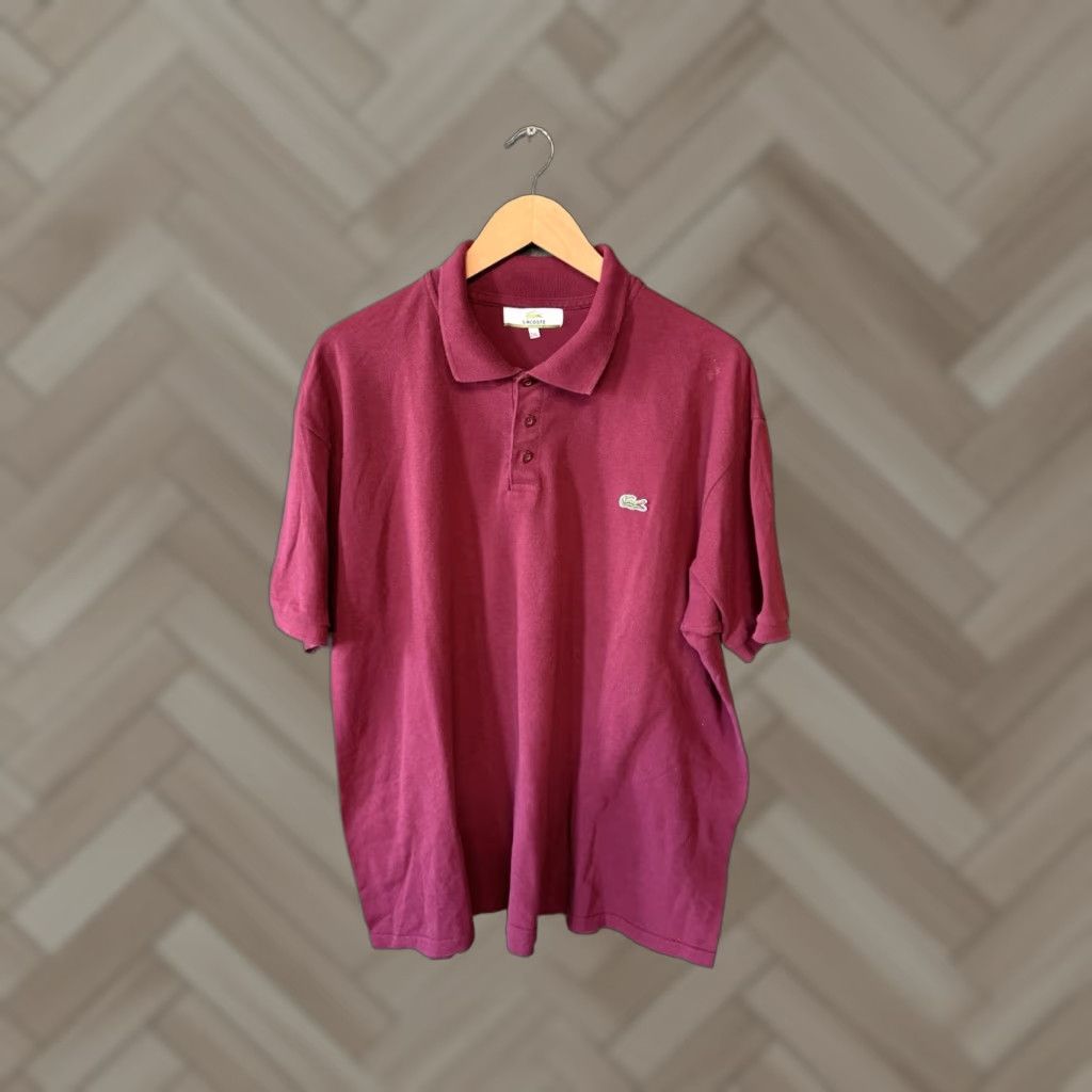 Lacoste VINTAGE Lacoste Polo Shirt Mens 2XL Short Sleeve Red Shirt Polo 2000s Y2K Mens Size US XXL / EU 58 / 5 - 1 Thumbnail