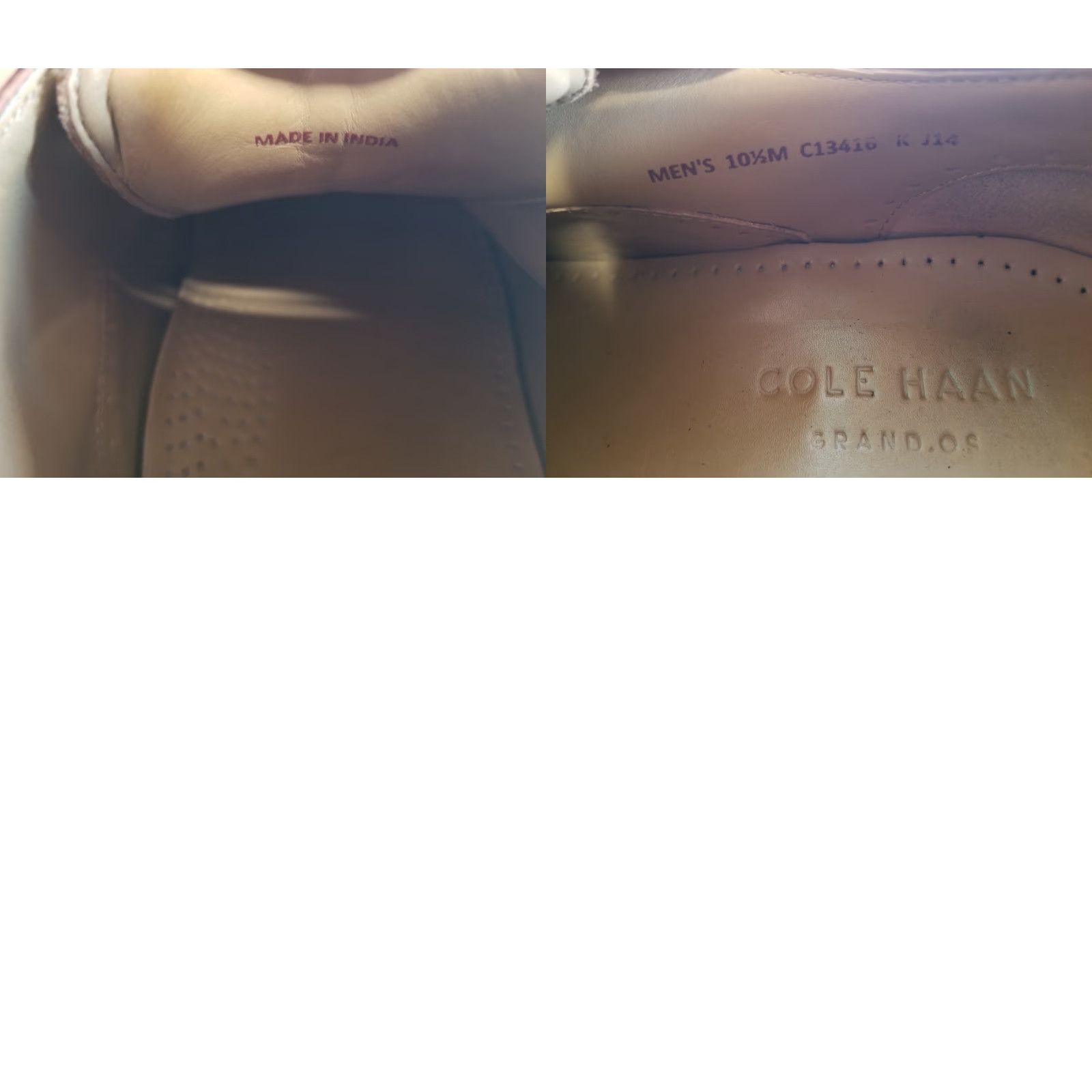 Cole Haan Cole Haan Oxford Dress Shoes Cap Toe Leather Brown 10.5 US Mens Shoes Size ONE SIZE - 10 Thumbnail