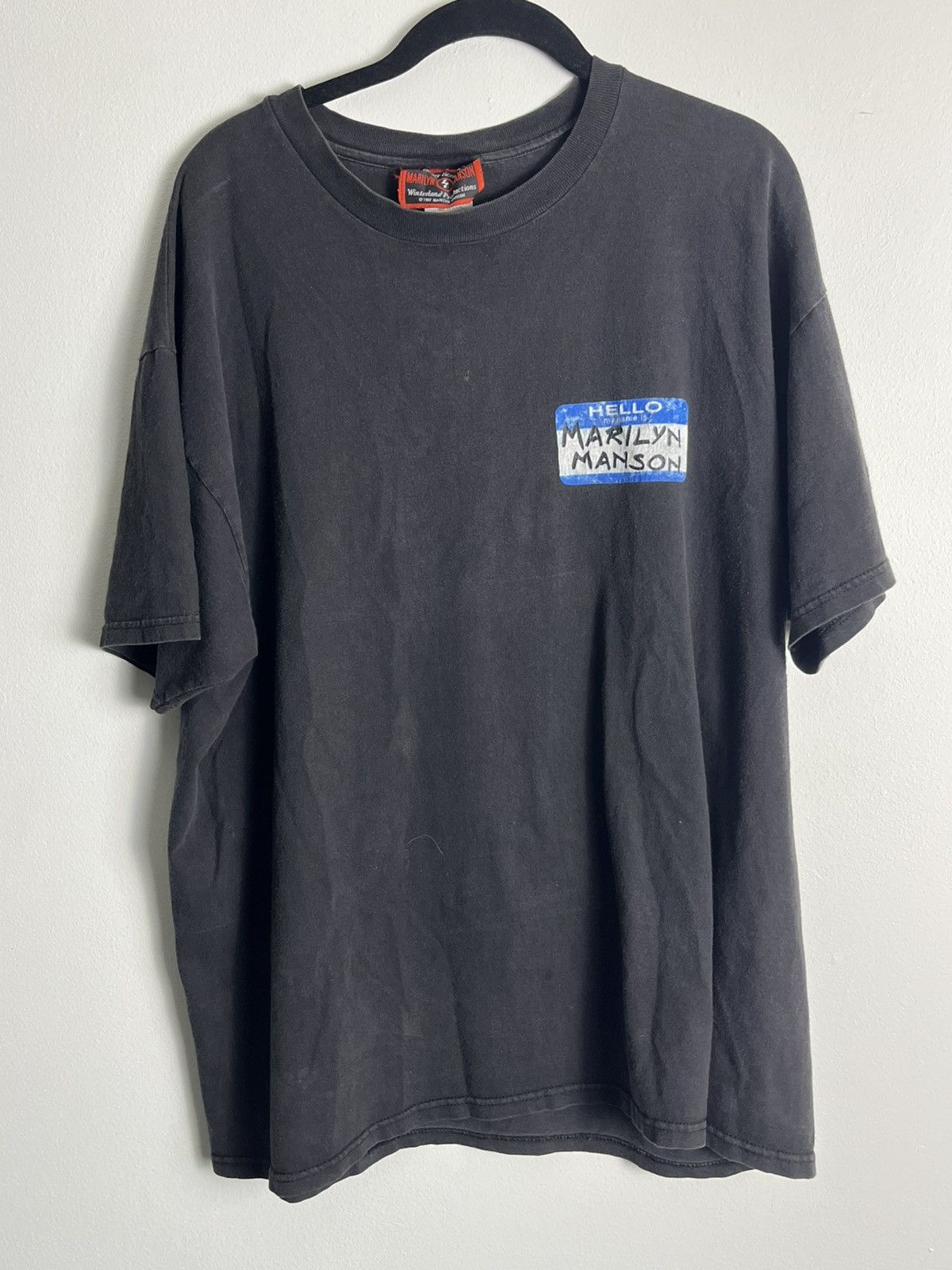 Marilyn Manson Vintage 1998 Hello My Name Is Marilyn Manson Size US XL / EU 56 / 4 - 1 Thumbnail