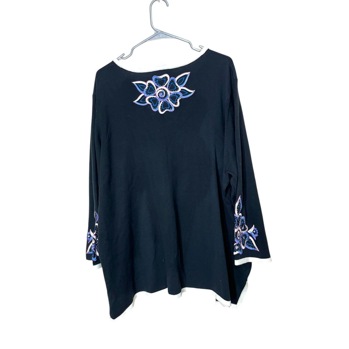 Other Bob Mackie Wearable Art Black Sweater Cardigan Size 3X Size 3XL / US 20-22 - 7 Thumbnail