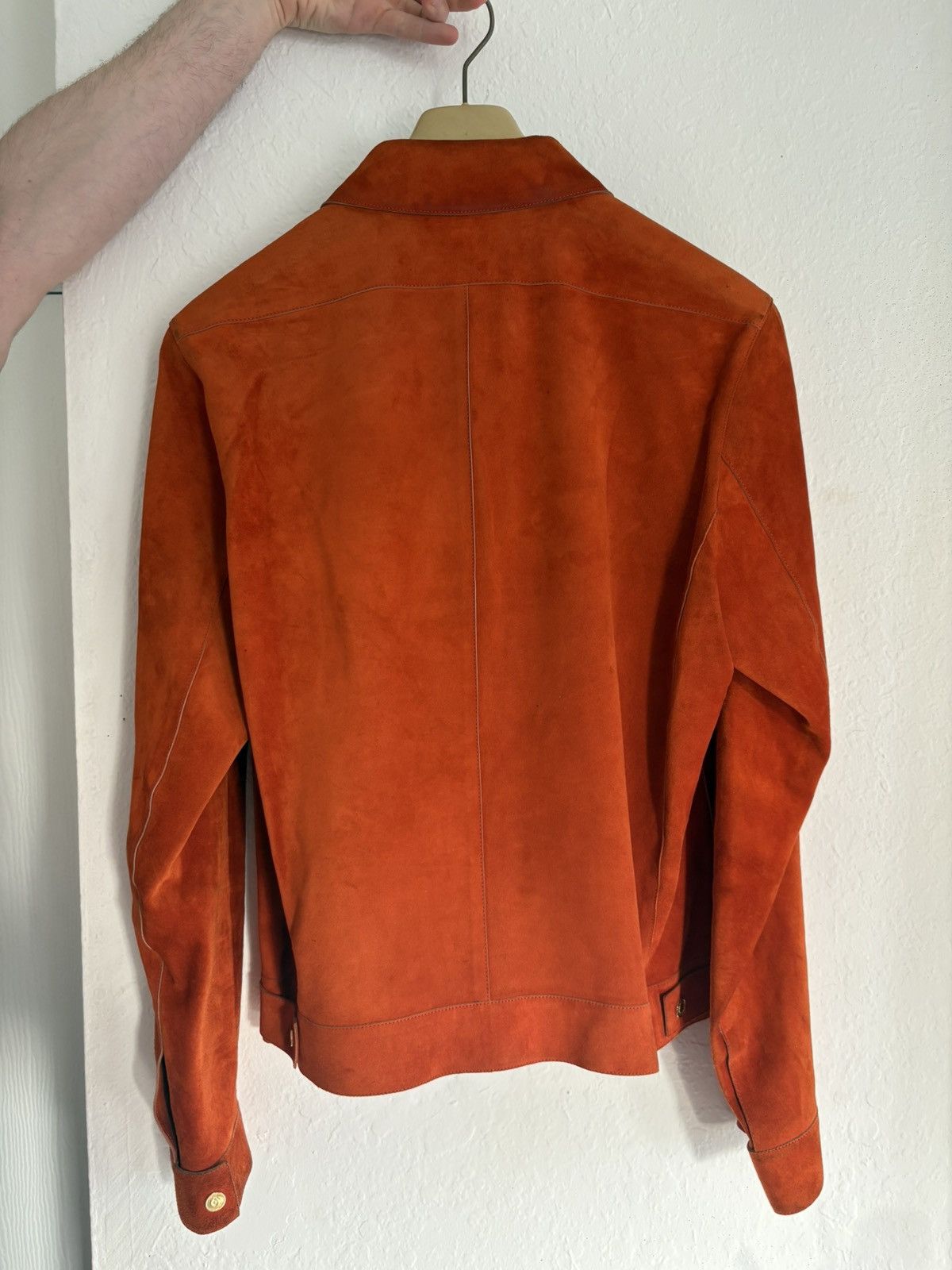 Gucci Gucci by Tom Ford A/W 2000 Men's Runaway Suede Jacket Size US M / EU 48-50 / 2 - 4 Thumbnail