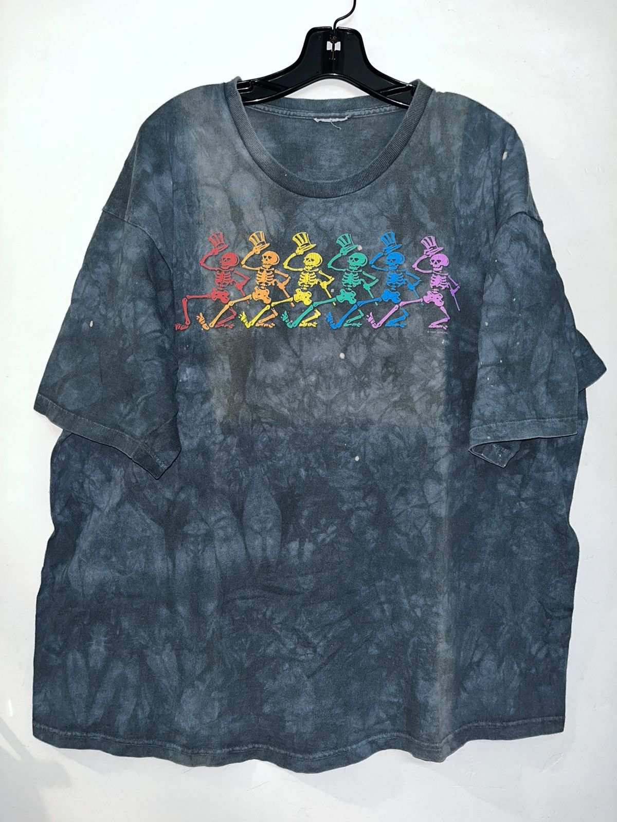 Skull t-shirt size XXL Glow in the Dark