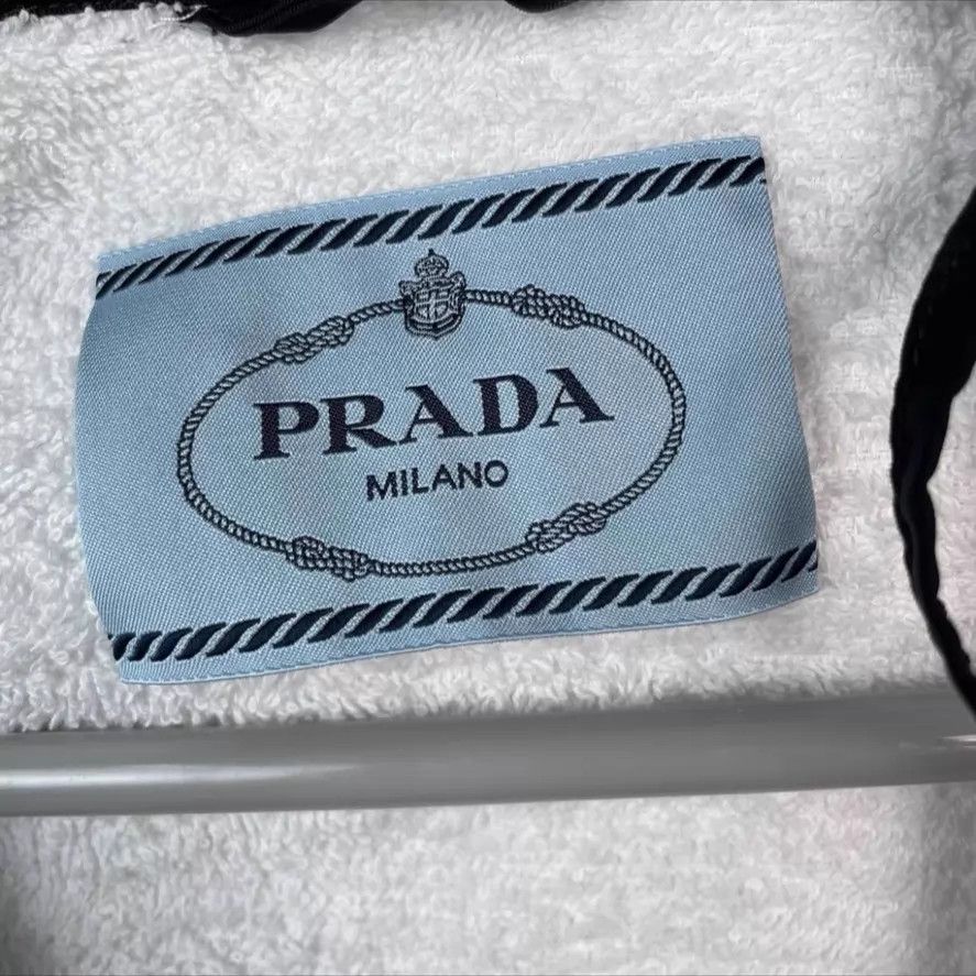 Prada Prada Terry Zip Jacket White Tri Logo 38 Size XS / US 0-2 / IT 36-38 - 5 Thumbnail