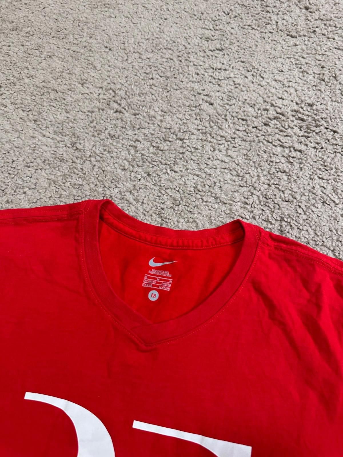 Nike Nike Roger Federer 2010 T-Shirt Men Size M Red Size US M / EU 48-50 / 2 - 4 Thumbnail