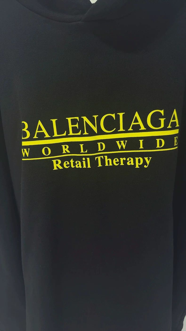 Balenciaga Balenciaga Underline slogan logo black hoodie size S 99 ne Size US S / EU 44-46 / 1 - 2 Thumbnail
