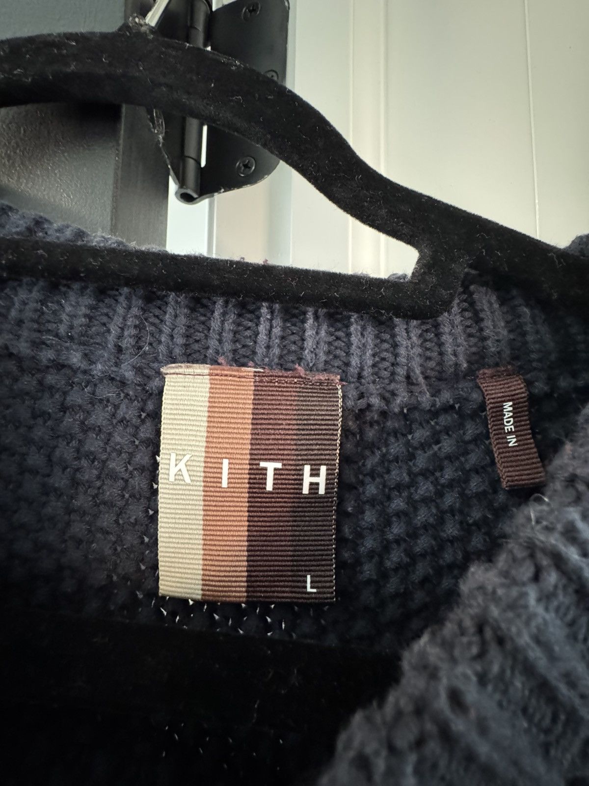 Kith Ryan Cable knit Sweater 2021 Size US L / EU 52-54 / 3 - 2 Thumbnail