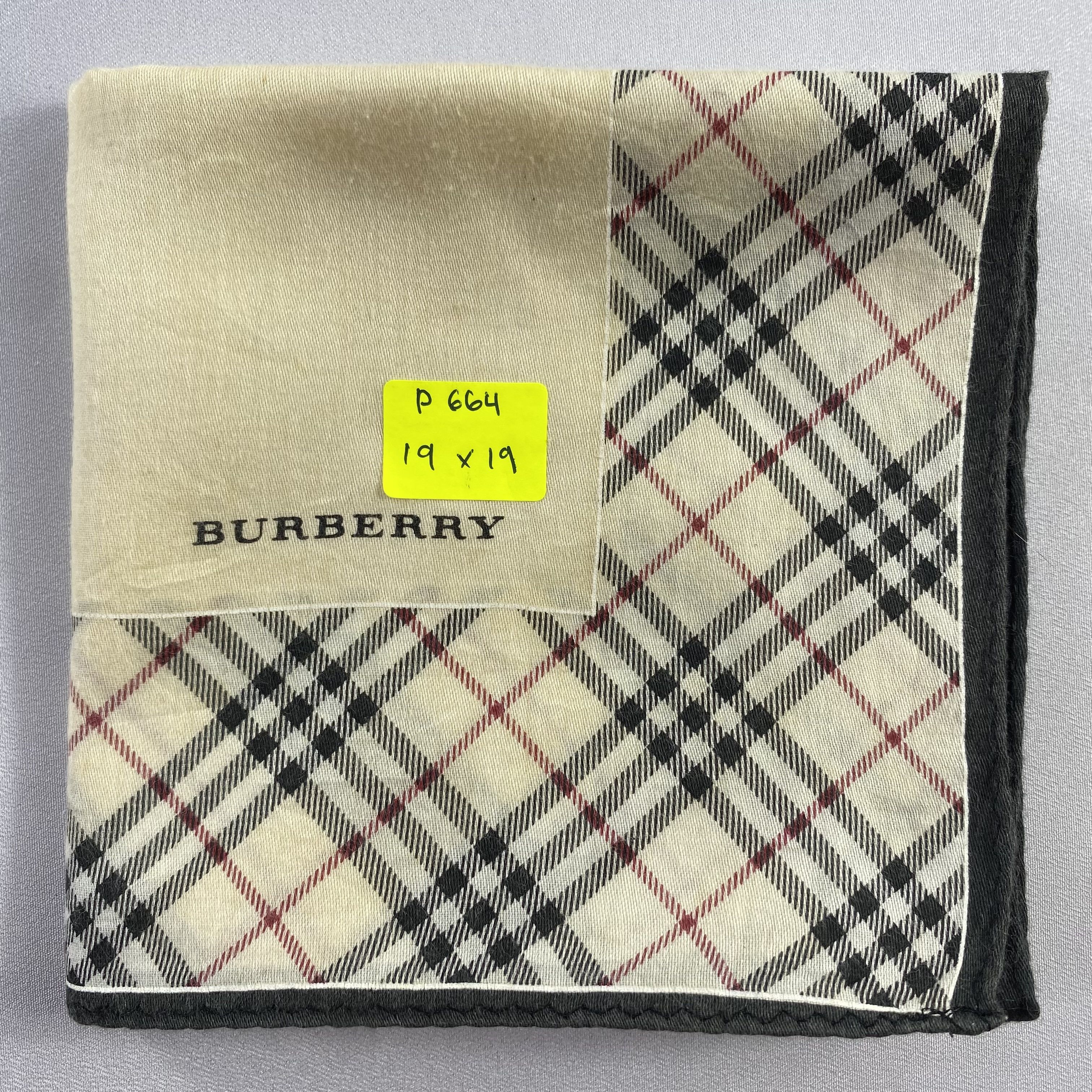 Burberry × Vintage Burberry Handkerchief / Neckerchief / Bandana-P664 Size ONE SIZE - 5 Thumbnail
