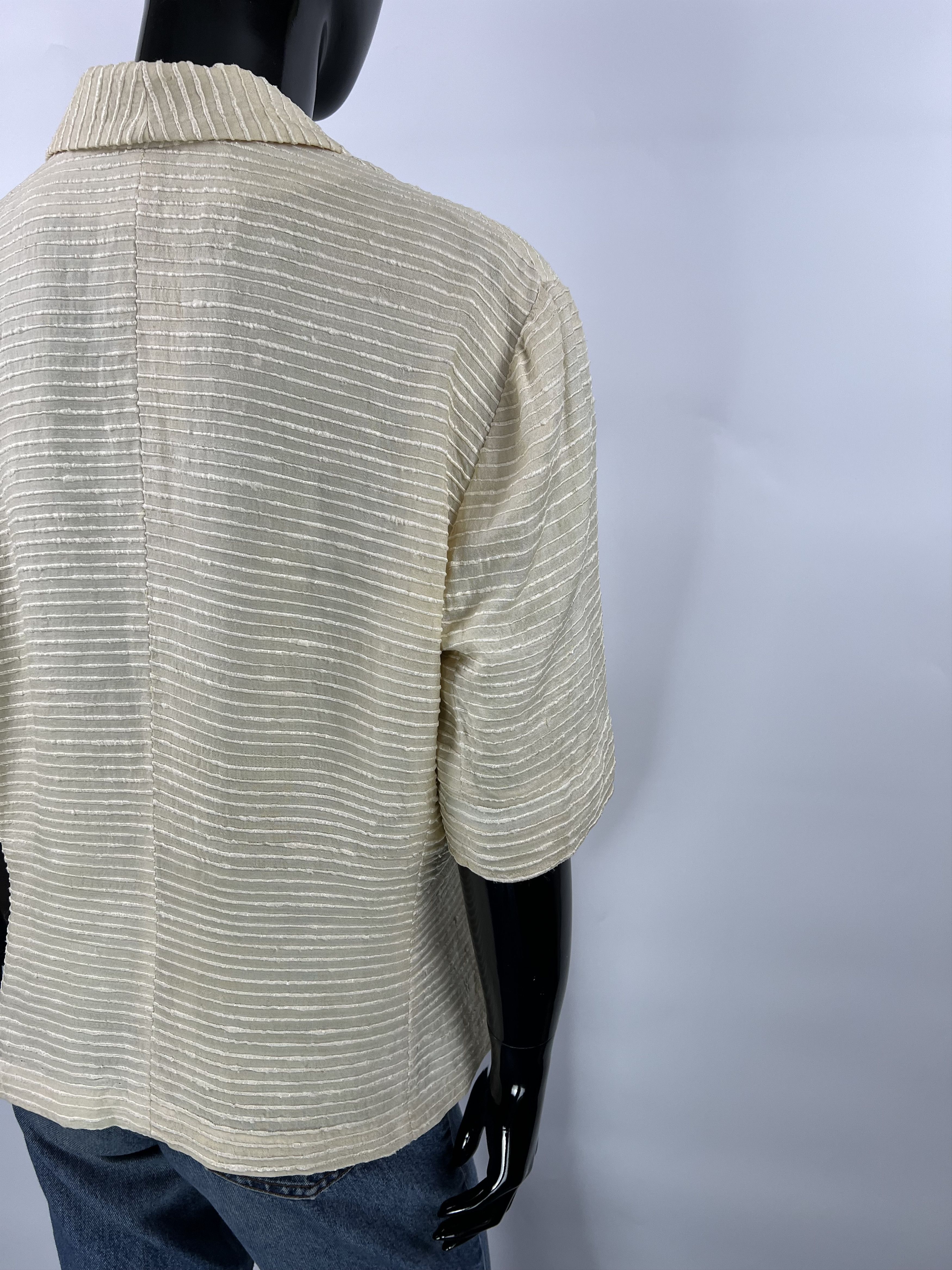 Designer × Vintage Jacques Fath Rare Vintage 100% Silk Blazer Jacket Size 40 Size M / US 6-8 / IT 42-44 - 6 Thumbnail