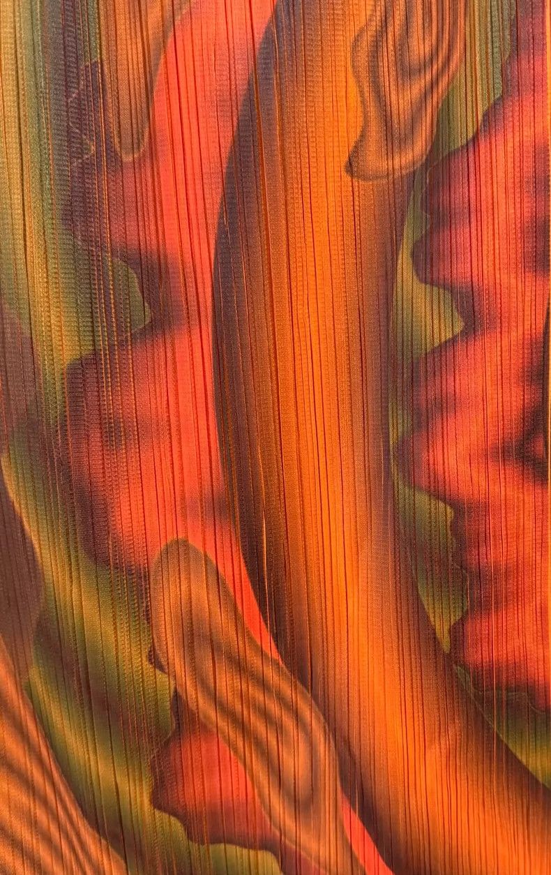 Issey Miyake Issey Miyake Orange pleated skirt Size 25" / US 0 / IT 36 - 2 Thumbnail