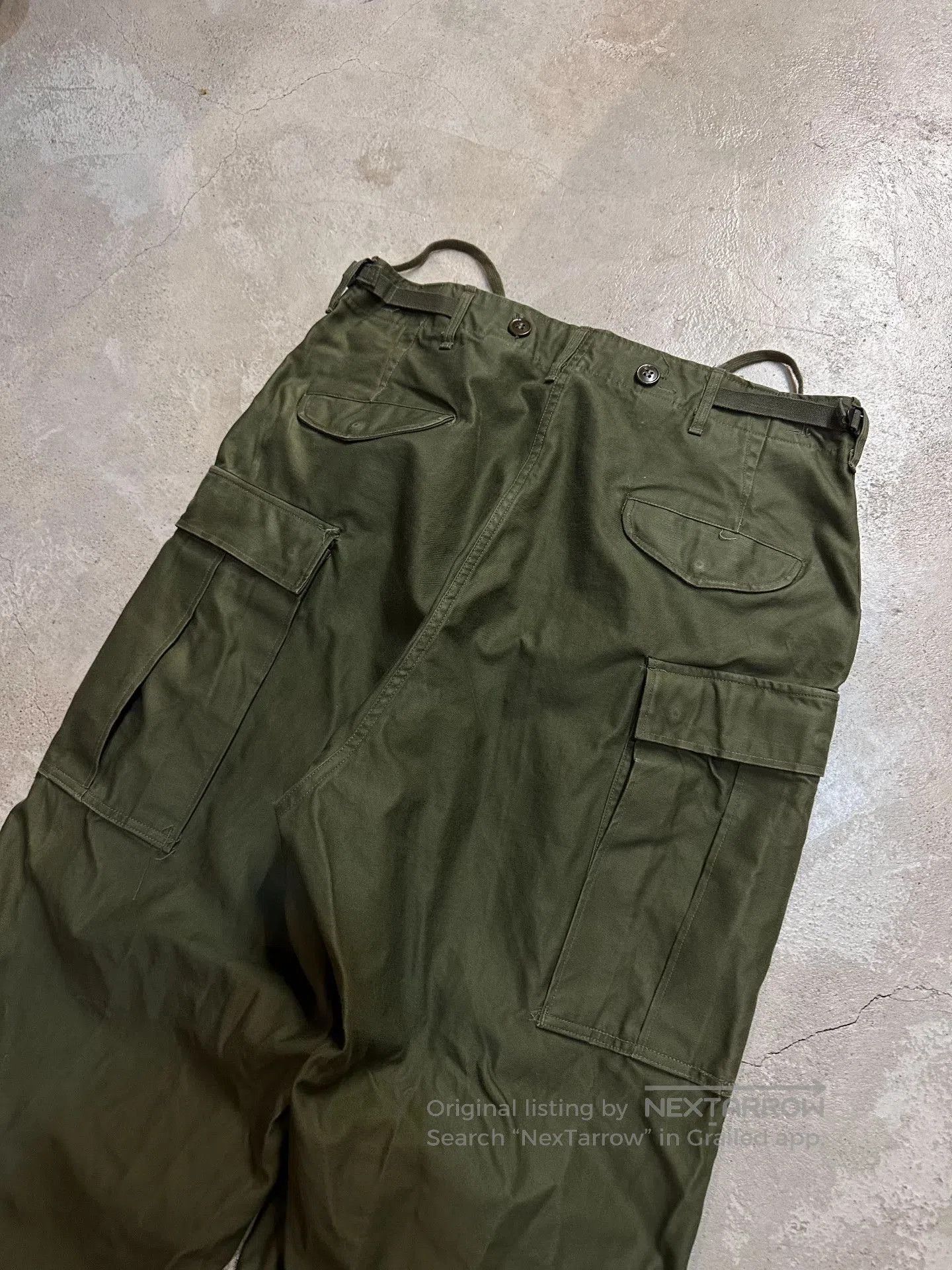 Vintage Vintage 50s US M51 Baggy Cargo Pants. Size US 31 - 9 Thumbnail