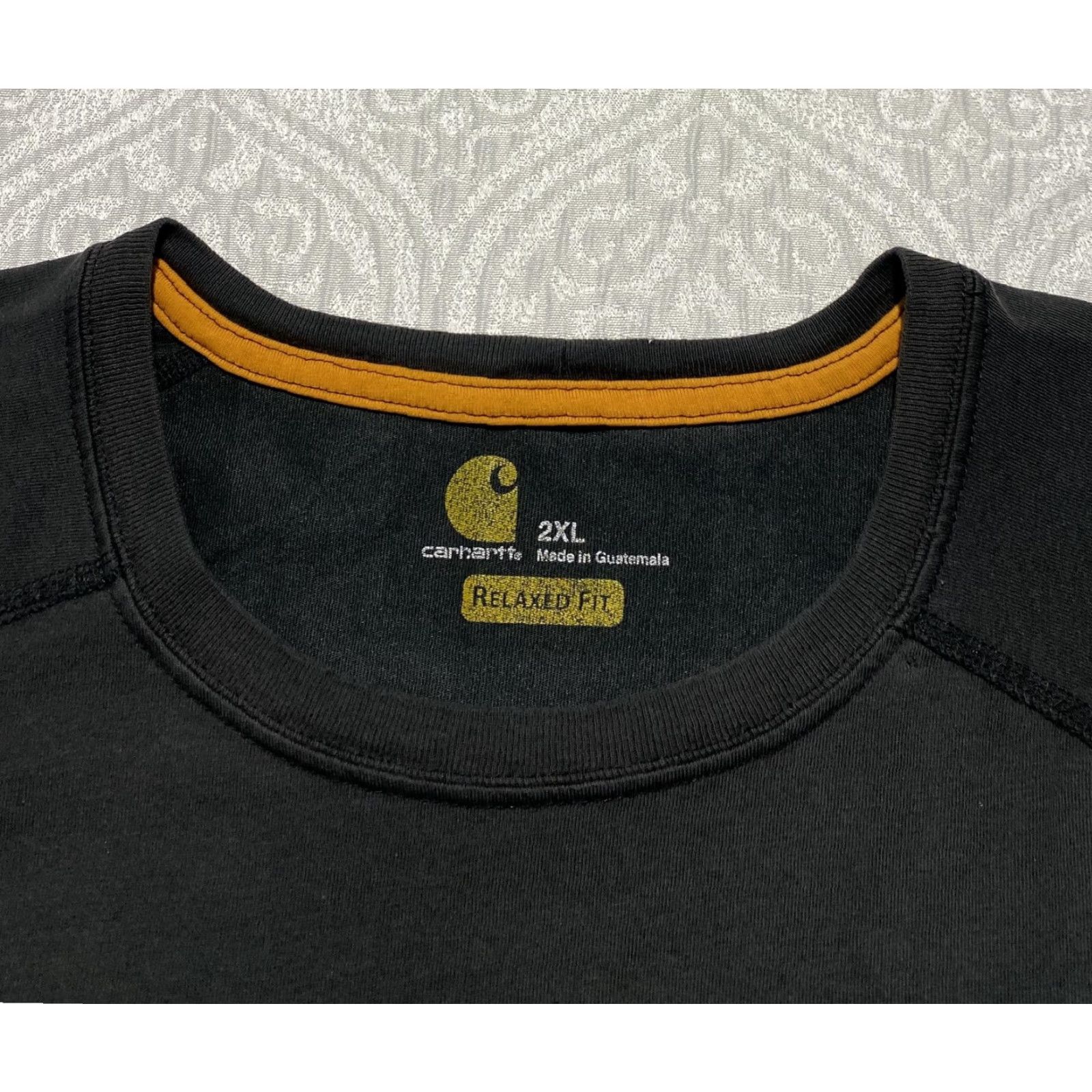 Carhartt Carhartt Shirt Mens 2XL Black Relaxed Fit Vertical Logo Workwear Tee Size US XXL / EU 58 / 5 - 8 Thumbnail