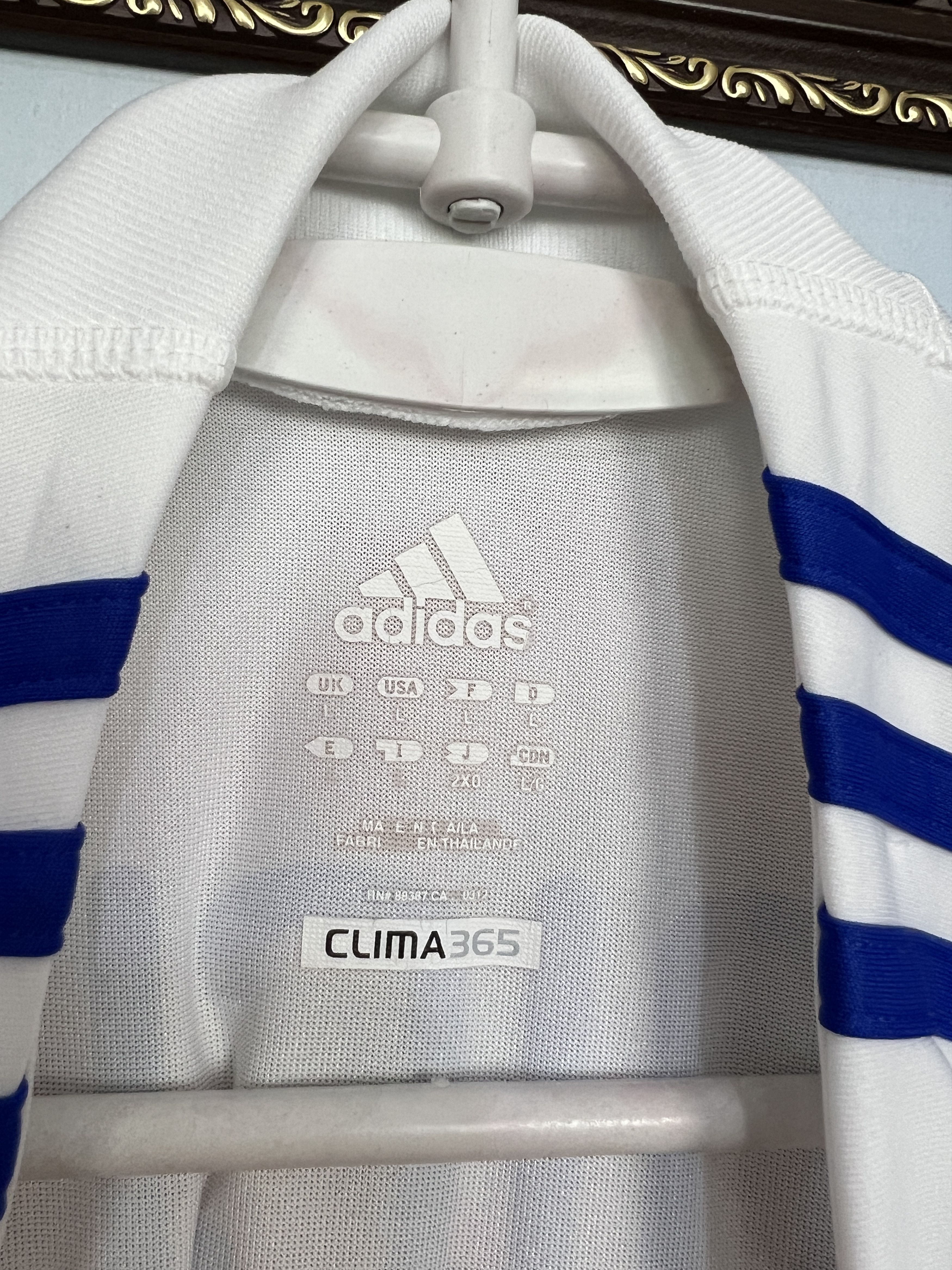 Adidas Slovakia Away football shirt 2010 Player Issue Soccer Jersey Size US L / EU 52-54 / 3 - 5 Thumbnail