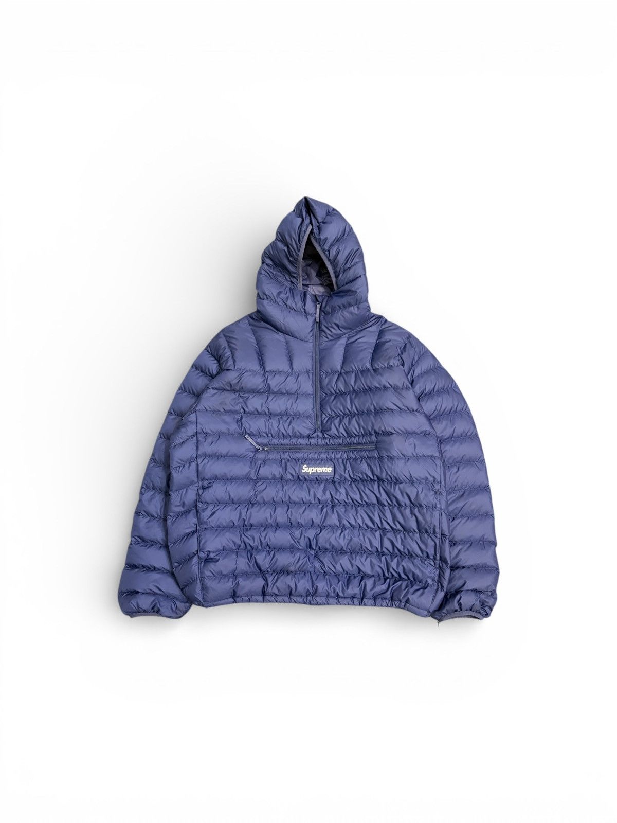 Supreme Supreme Micro Down Half Zip Hooded Pullover (FW24) Size US XL / EU 56 / 4 - 1 Thumbnail