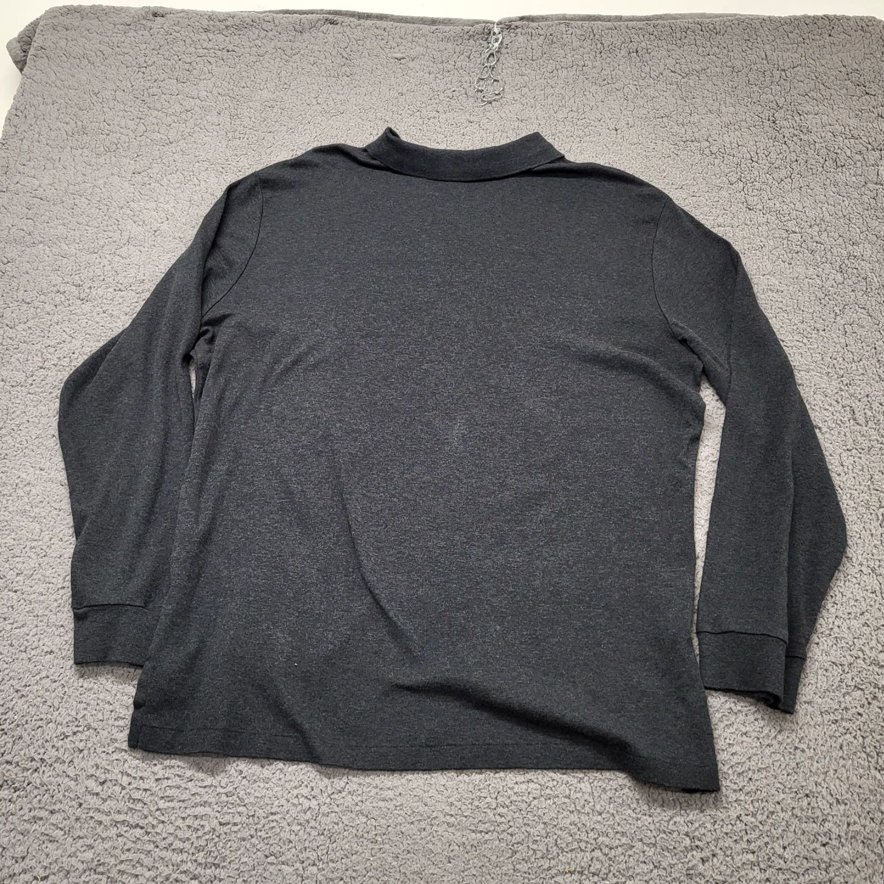 Polo Ralph Lauren Polo Ralph Lauren Polo Shirt Mens XXL Charcoal Grey Long Sleeve Casual Polo Ralph Lauren Big & Tall Cotton Logo Embroidered Button Shirt Size US XXL / EU 58 / 5 - 2 Thumbnail