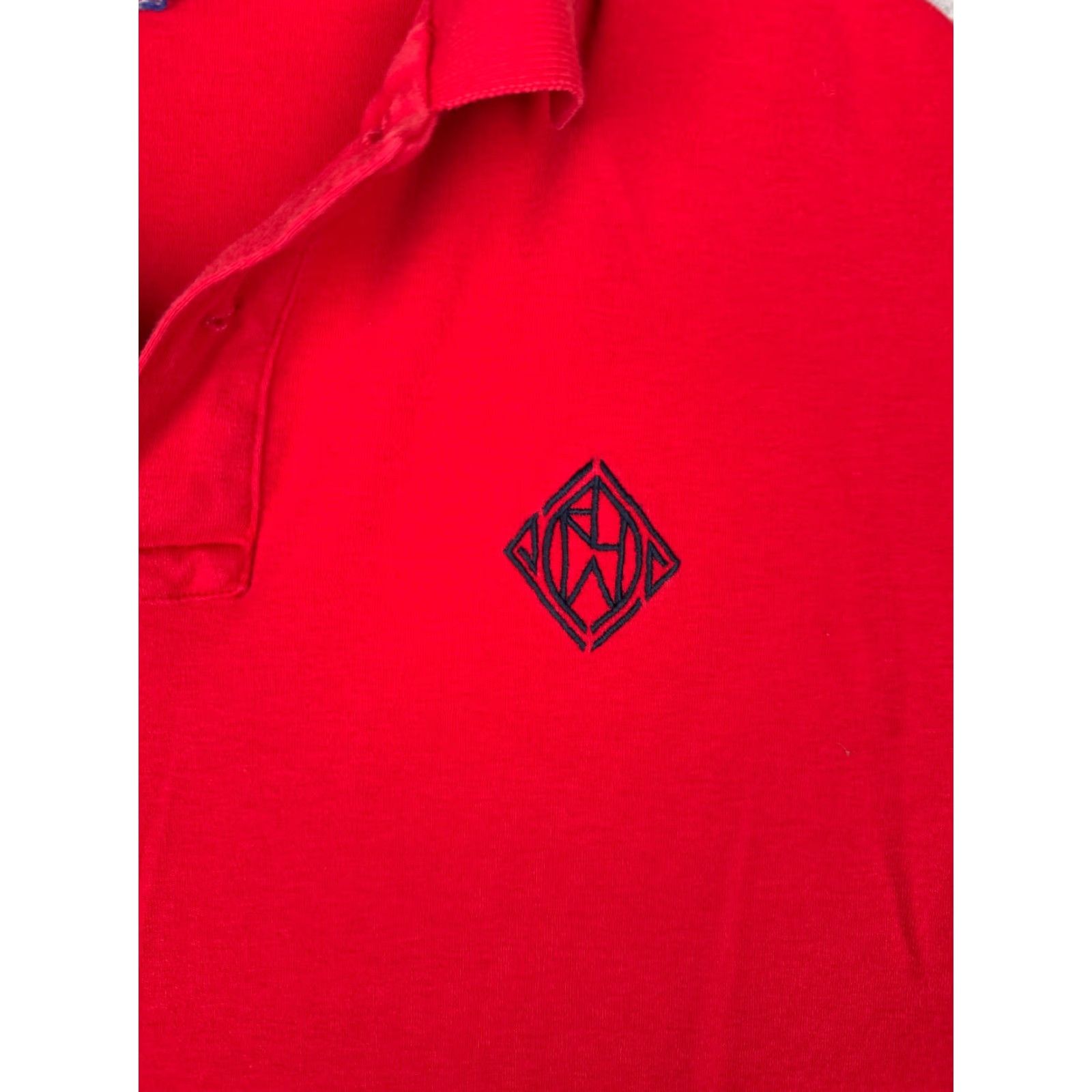 Ralph Lauren VINTAGE Ralph Lauren Polo Shirt Men Medium Red Long Sleeve 100% Cotton Knit Size US M / EU 48-50 / 2 - 6 Thumbnail