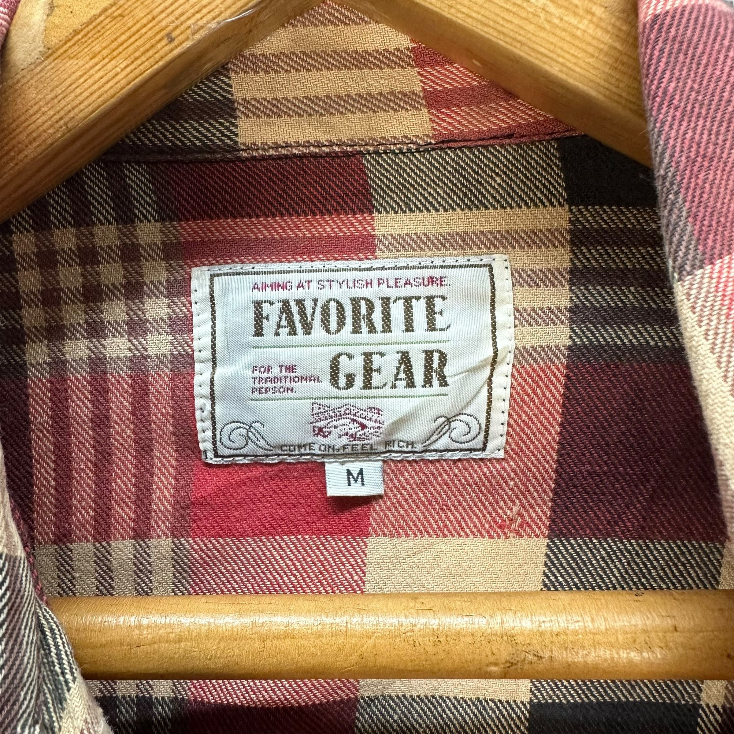 Flannel FAVORITE GEAR CHECKED PLAID TARTAN ZIPPER FLANNEL #9007-48 Size US M / EU 48-50 / 2 - 7 Thumbnail