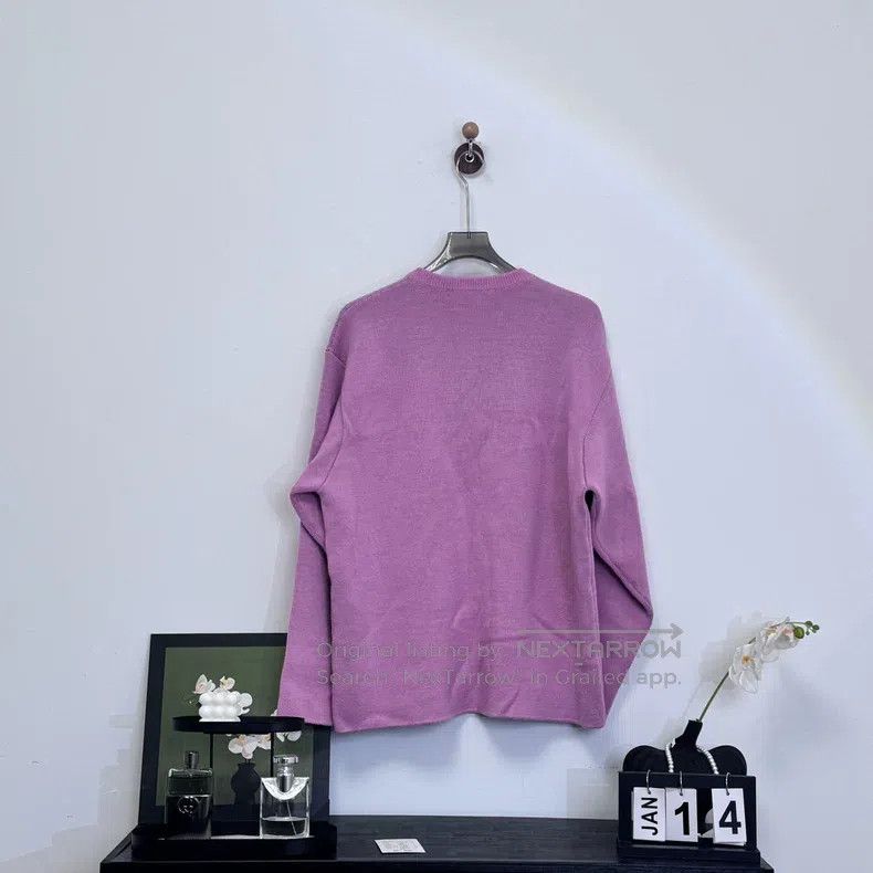 Balenciaga Balenciaga Seven Languages Pink Sweater Size US L / EU 52-54 / 3 - 5 Thumbnail