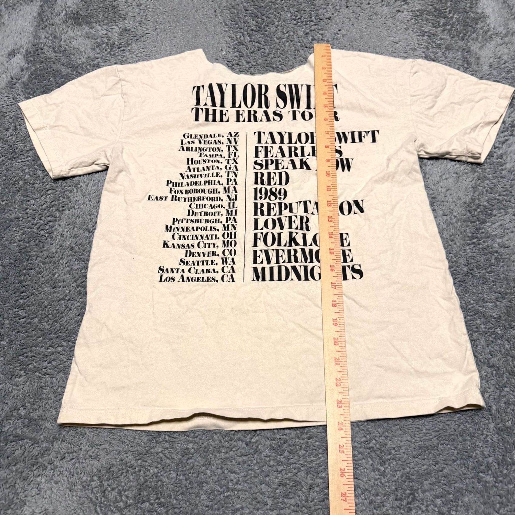 Off-White Taylor Swift The Eras Tour Shirt Small Off-White Official Womens Size S / US 4 / IT 40 - 6 Thumbnail