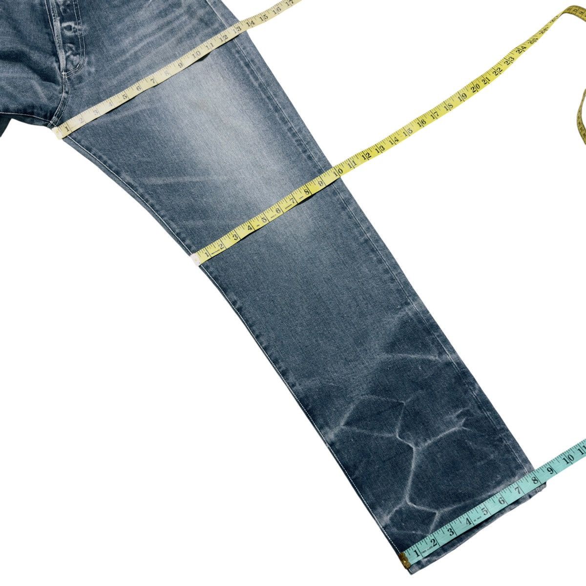 Maximilian Davis Mximillian Distressed Denim Jeans Size US 33 - 18 Thumbnail