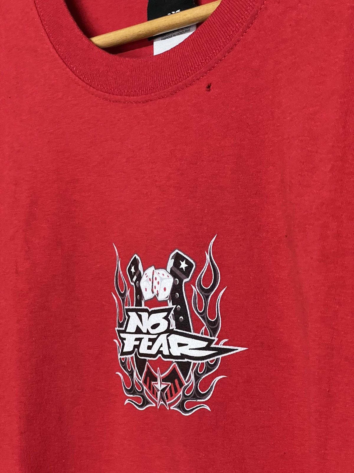 No Fear 🔥HOT DROPS🔥VINTAGE 90s Y2K NO FEAR FLAME ACE TEE Size US L / EU 52-54 / 3 - 4 Thumbnail