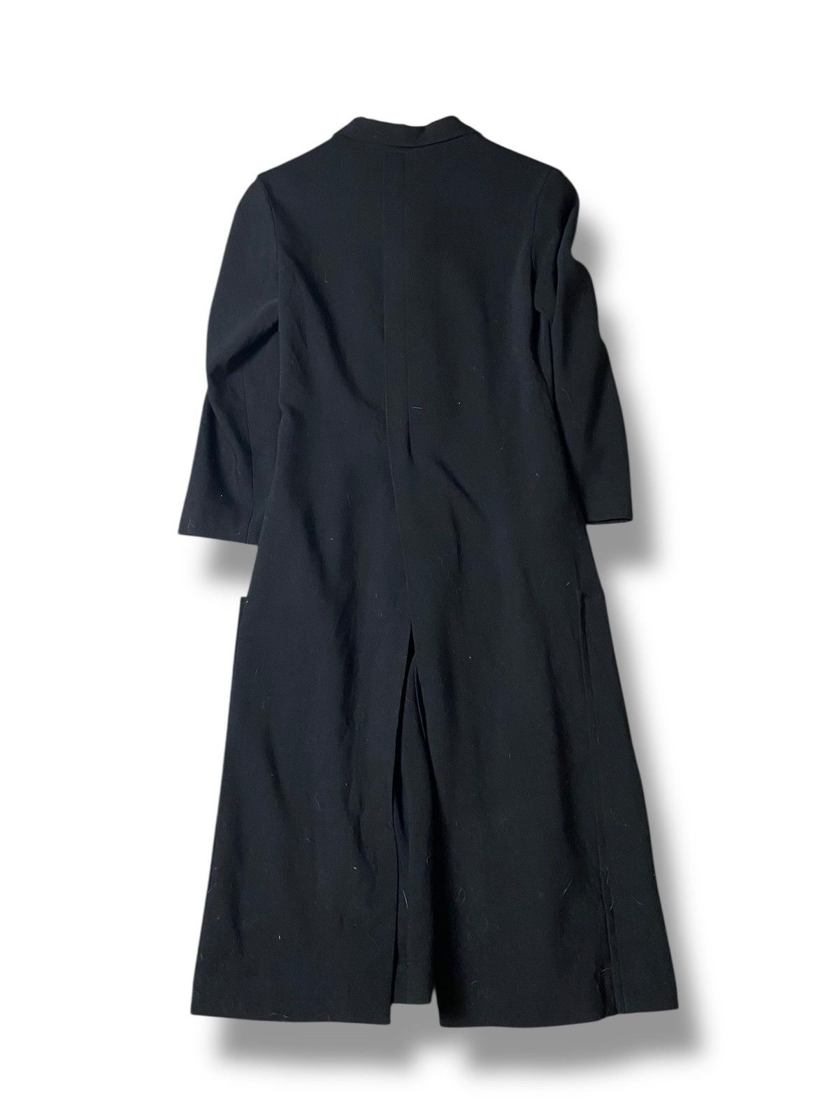 Yohji Yamamoto Vintage YOHJI YAMAMOTO Hidden Button Long Coat (130) Size XXS / US 00 / IT 34 - 2 Thumbnail