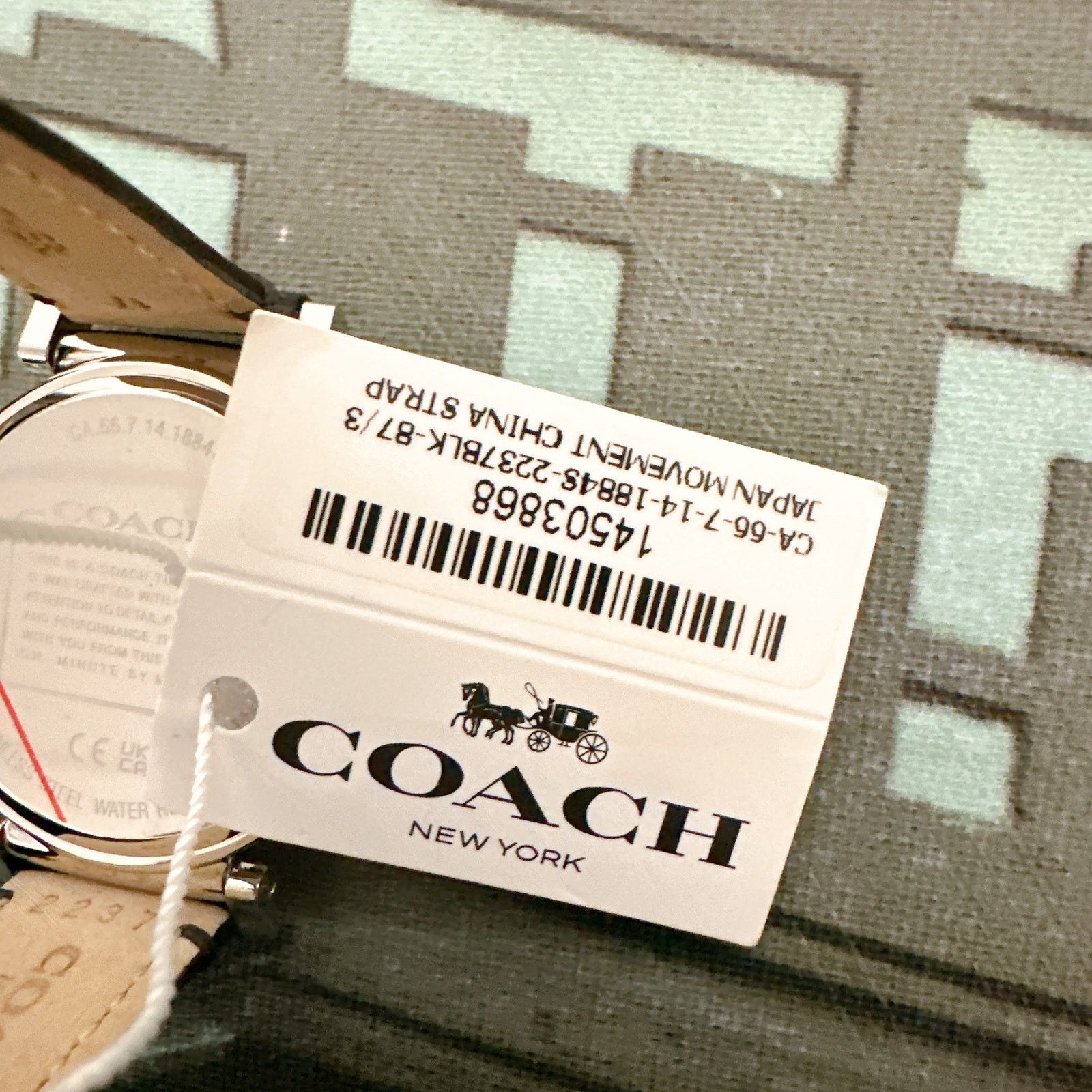 Coach Coach 14503868 Black Leather Ladies Madison 34mm Watch, Size ONE SIZE - 7 Thumbnail