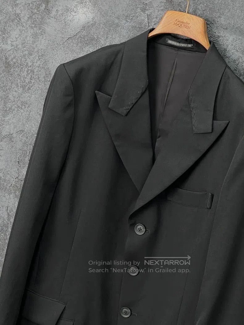 Yohji Yamamoto Yohji Yamamoto Wool Blazer. Size US L / EU 52-54 / 3 - 5 Thumbnail