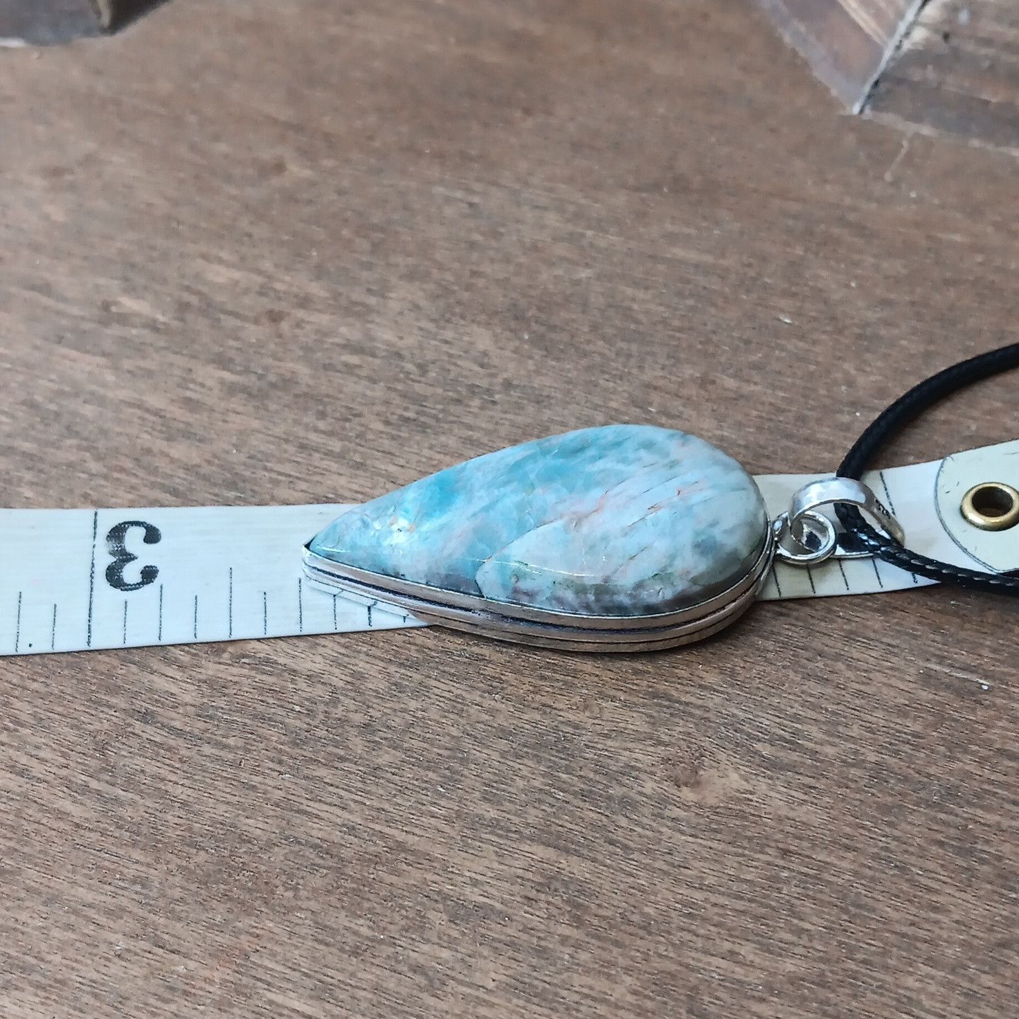 Other Blue Apatite gemstone pendant necklace Size ONE SIZE - 3 Thumbnail