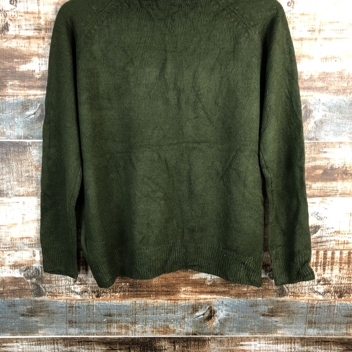 Homespun Knitwear × Japanese Brand Earth Music & Econology D.Green Knitwear #A2334 Size S / US 4 / IT 40 - 15 Thumbnail