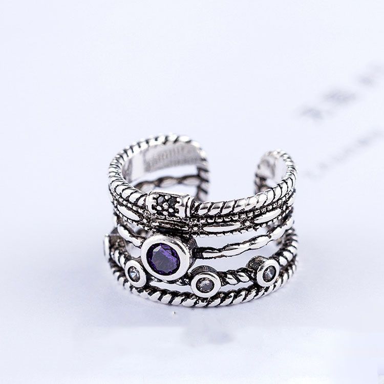 Jewelry Creative Geometric Elegant Ring Size ONE SIZE - 1 Thumbnail