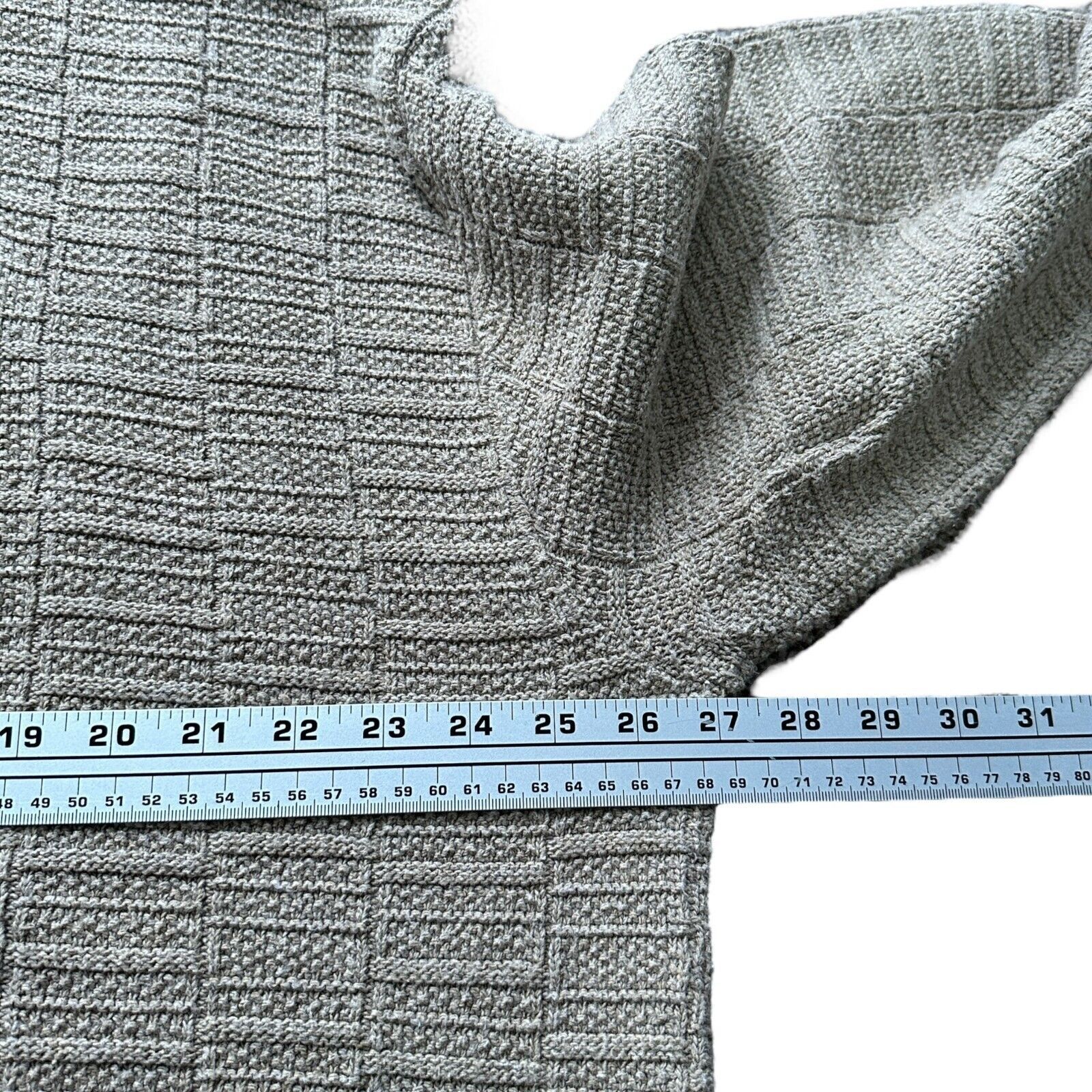 The Unbranded Brand Vintage Fairway Sweater Men's XL Beige Knit Cotton Crew Neck Size US XL / EU 56 / 4 - 7 Thumbnail