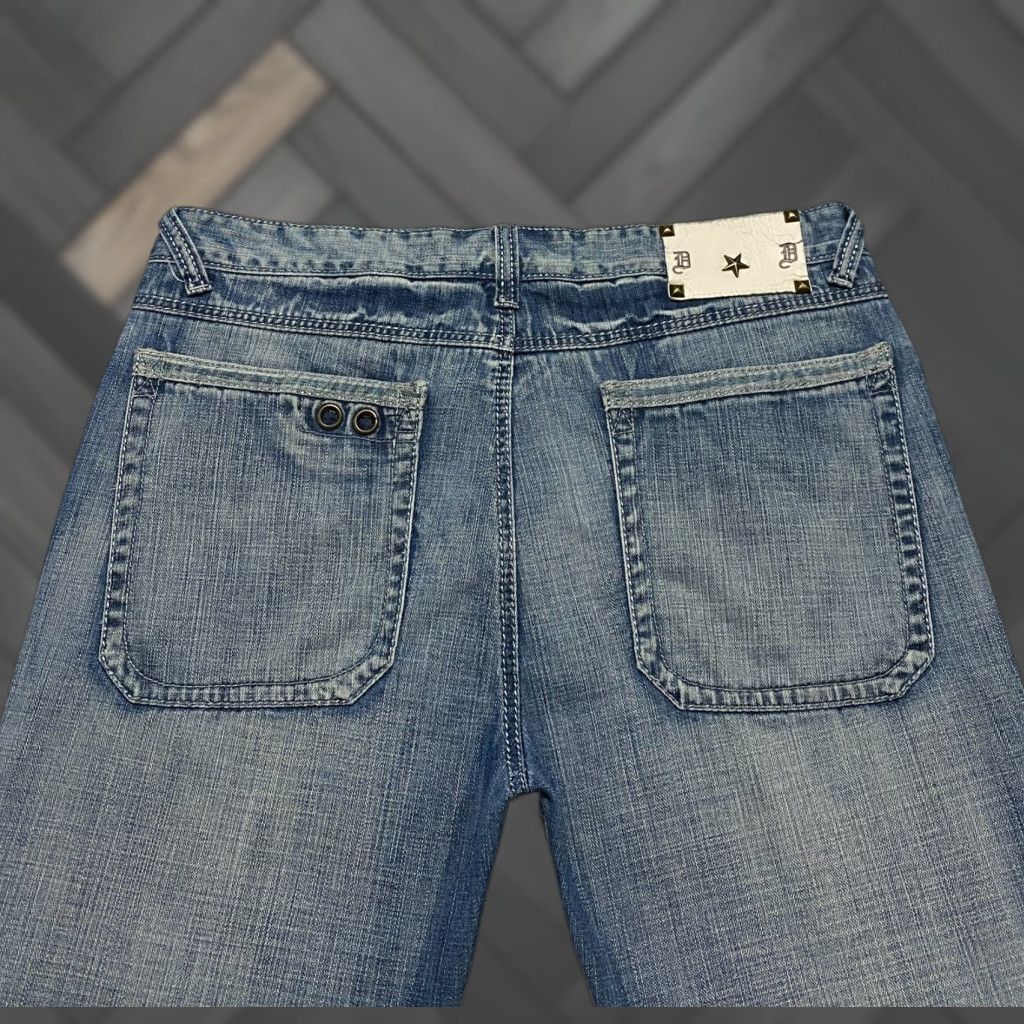 Denime Do Denim Jeans Wide-Leg Men's 38x31 Blue Denim Cotton 5-Pocket City Grunge Baggy Y2K Size US 38 / EU 54 - 1 Thumbnail