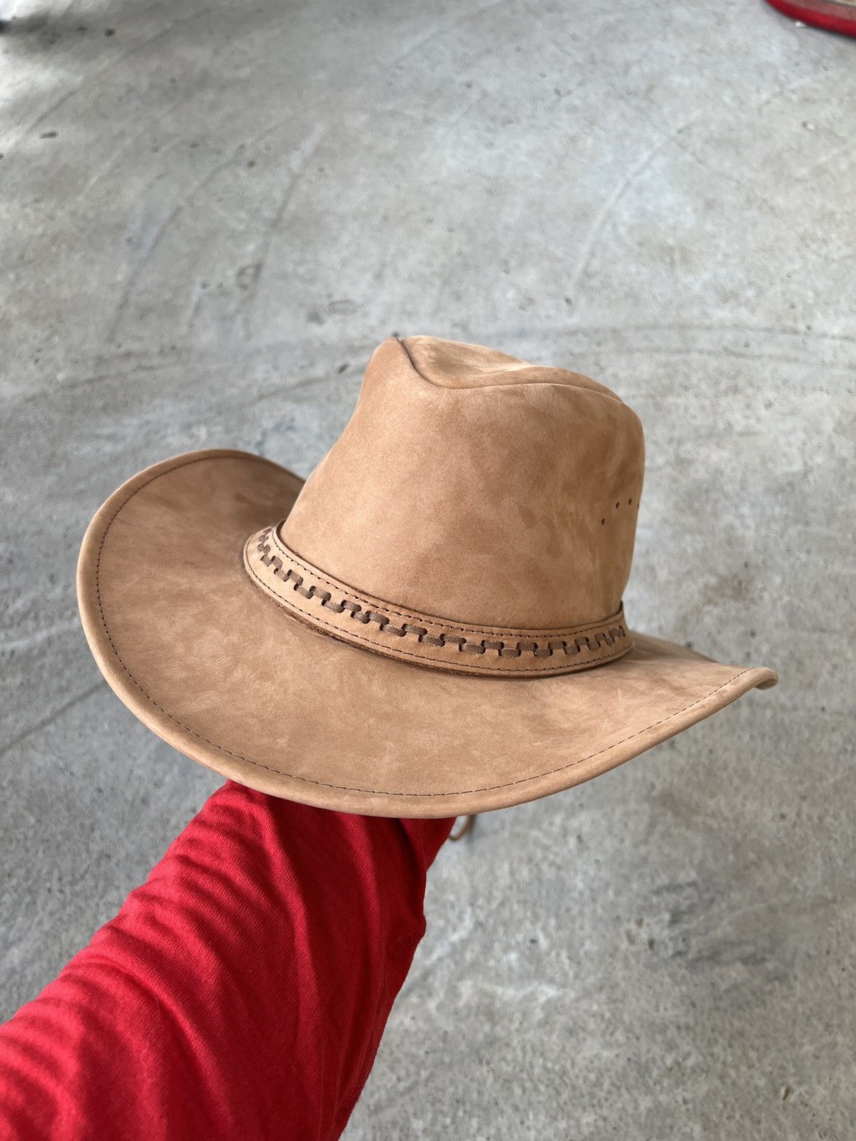 Other Cowboy Leather Hat Size ONE SIZE - 1 Thumbnail