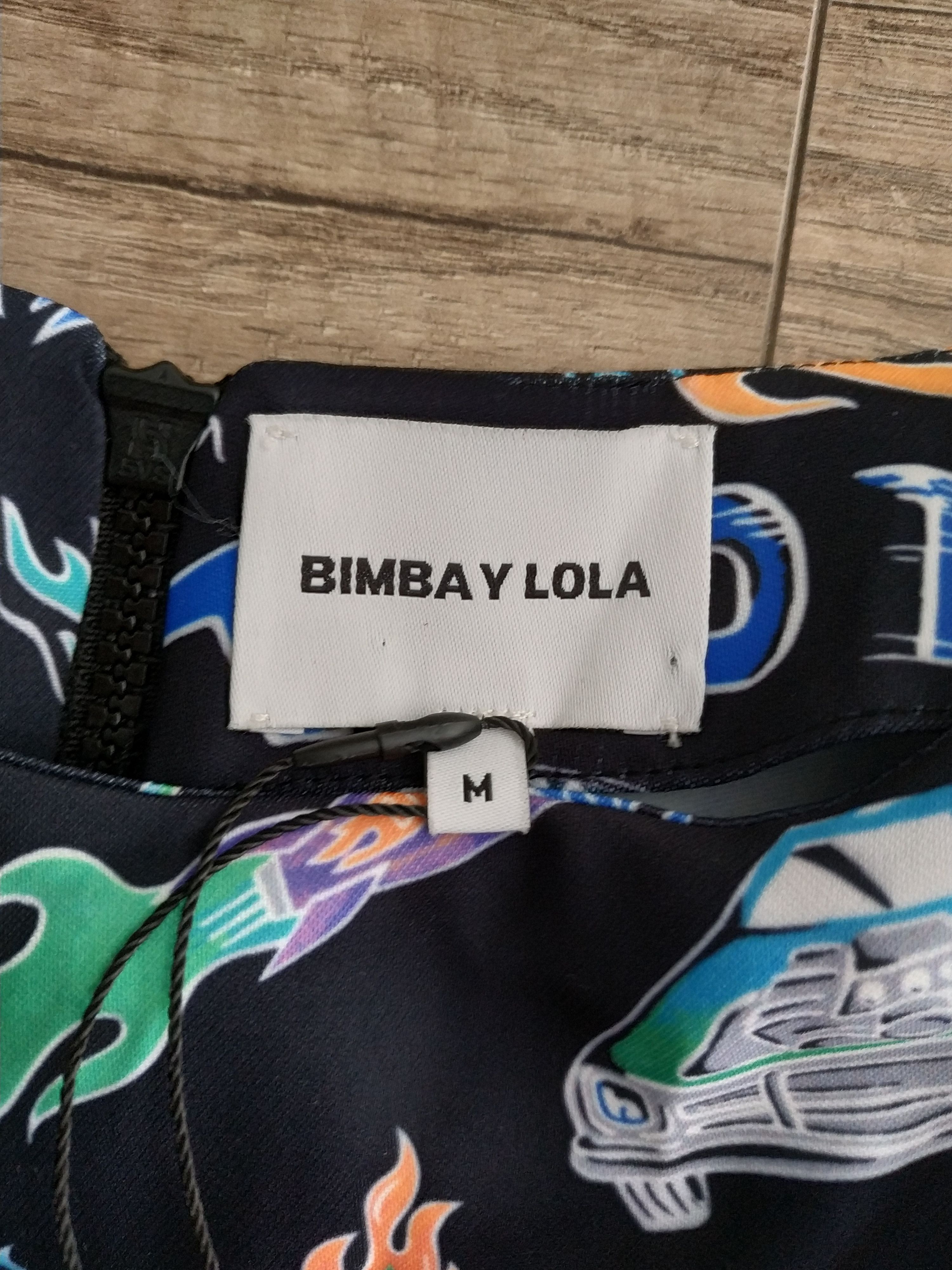 BIMBA Y LOLA Bimba Y Lola 'Cars & Flames' Women's Midi Dress, s. MEDIUM Size M / US 6-8 / IT 42-44 - 8 Thumbnail