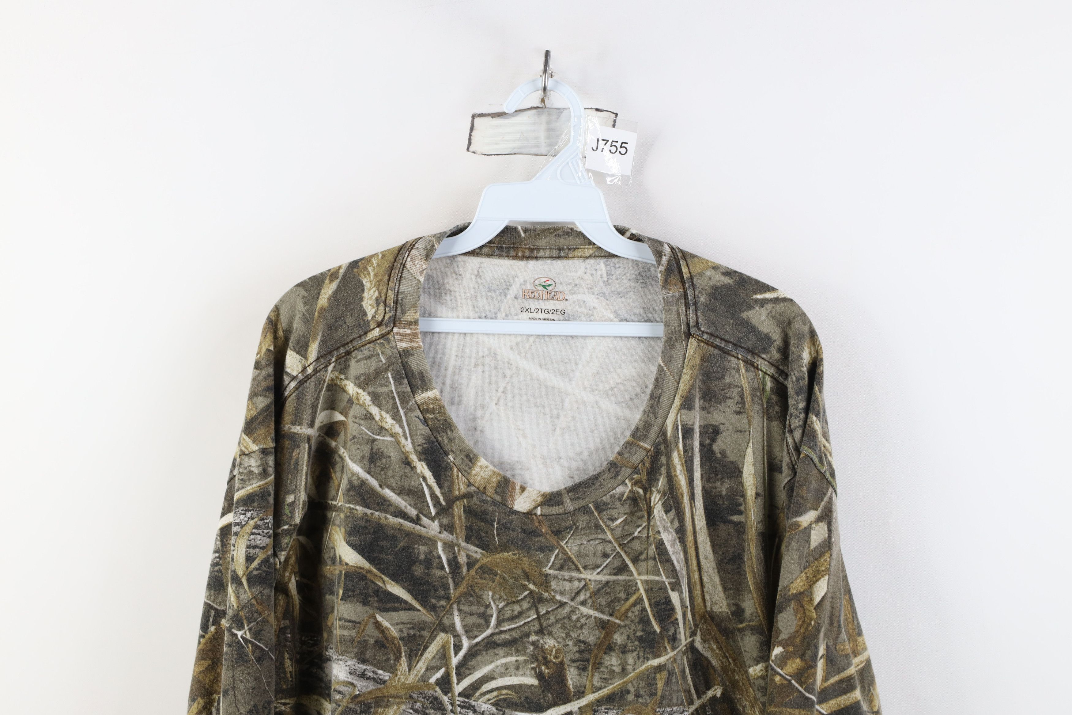Vintage Vintage Y2K Streetwear Faded Camouflage Long Sleeve T-Shirt Size US XXL / EU 58 / 5 - 2 Thumbnail
