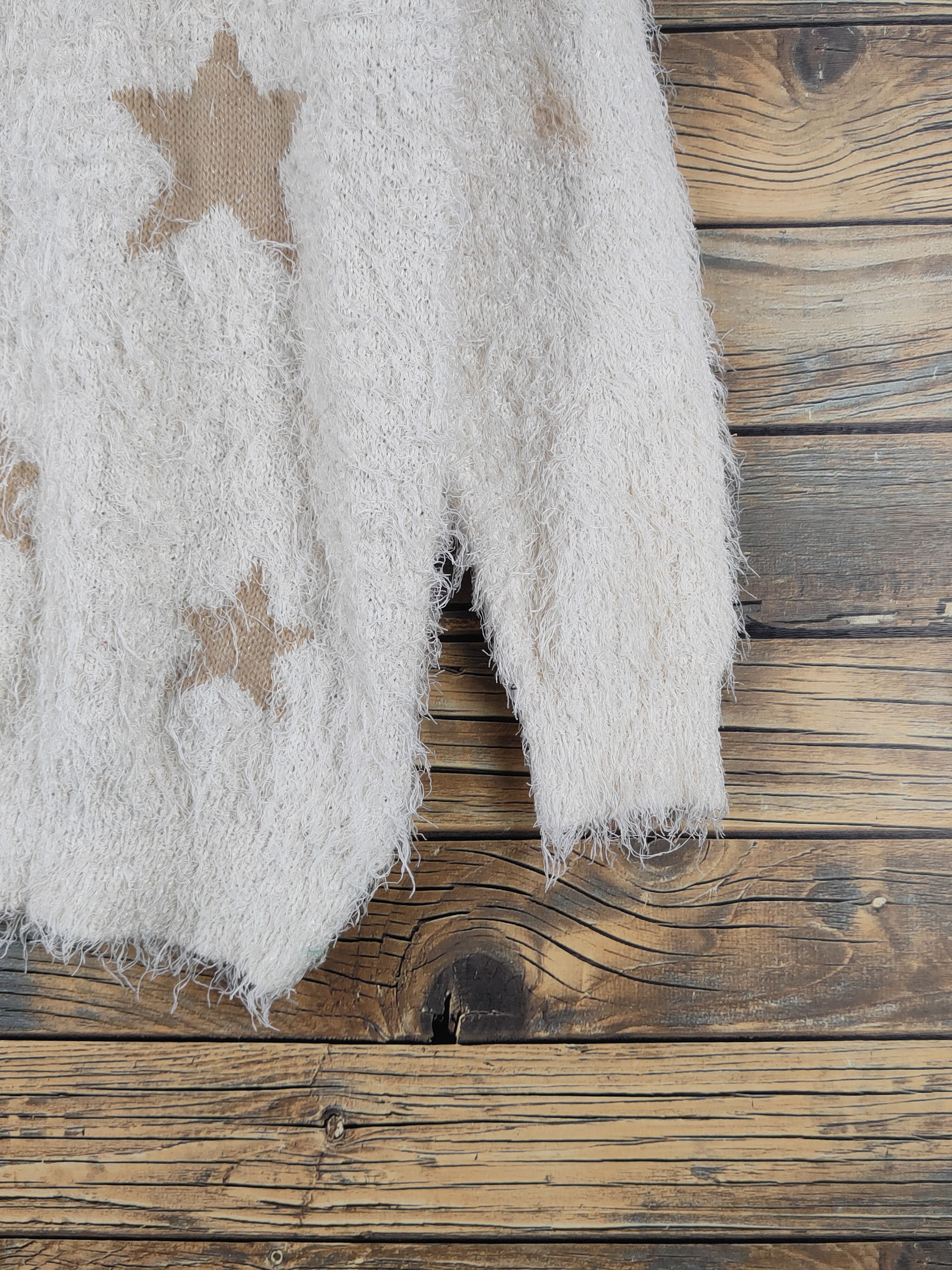 Japanese Brand Japanese Brand Ivory Shag Shaggy Fur Mohair Knitwear #W1631 Size M / US 6-8 / IT 42-44 - 6 Thumbnail