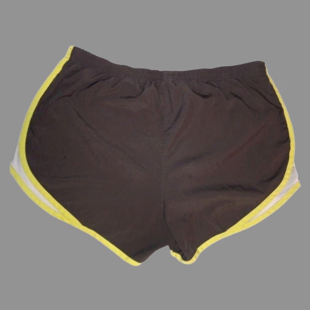 Nike Nike running shorts gray yellow medium Women M Gray Athletic Activewear Shorts Size 32" / US 10 / IT 46 - 1 Thumbnail