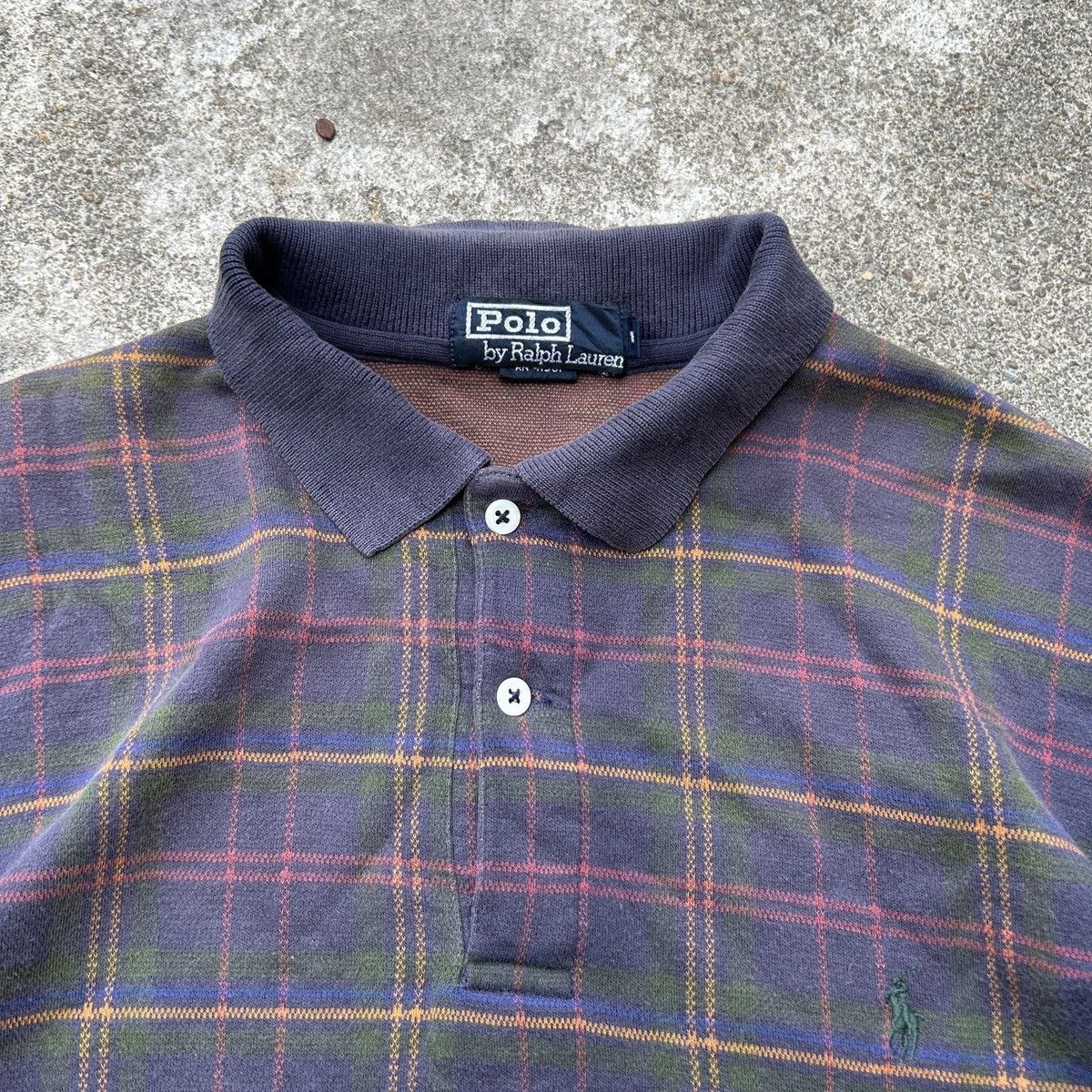 Polo Ralph Lauren Vintage Polo Ralph Lauren Plaid Flannel Shirt Sunfadded Size US S / EU 44-46 / 1 - 5 Thumbnail