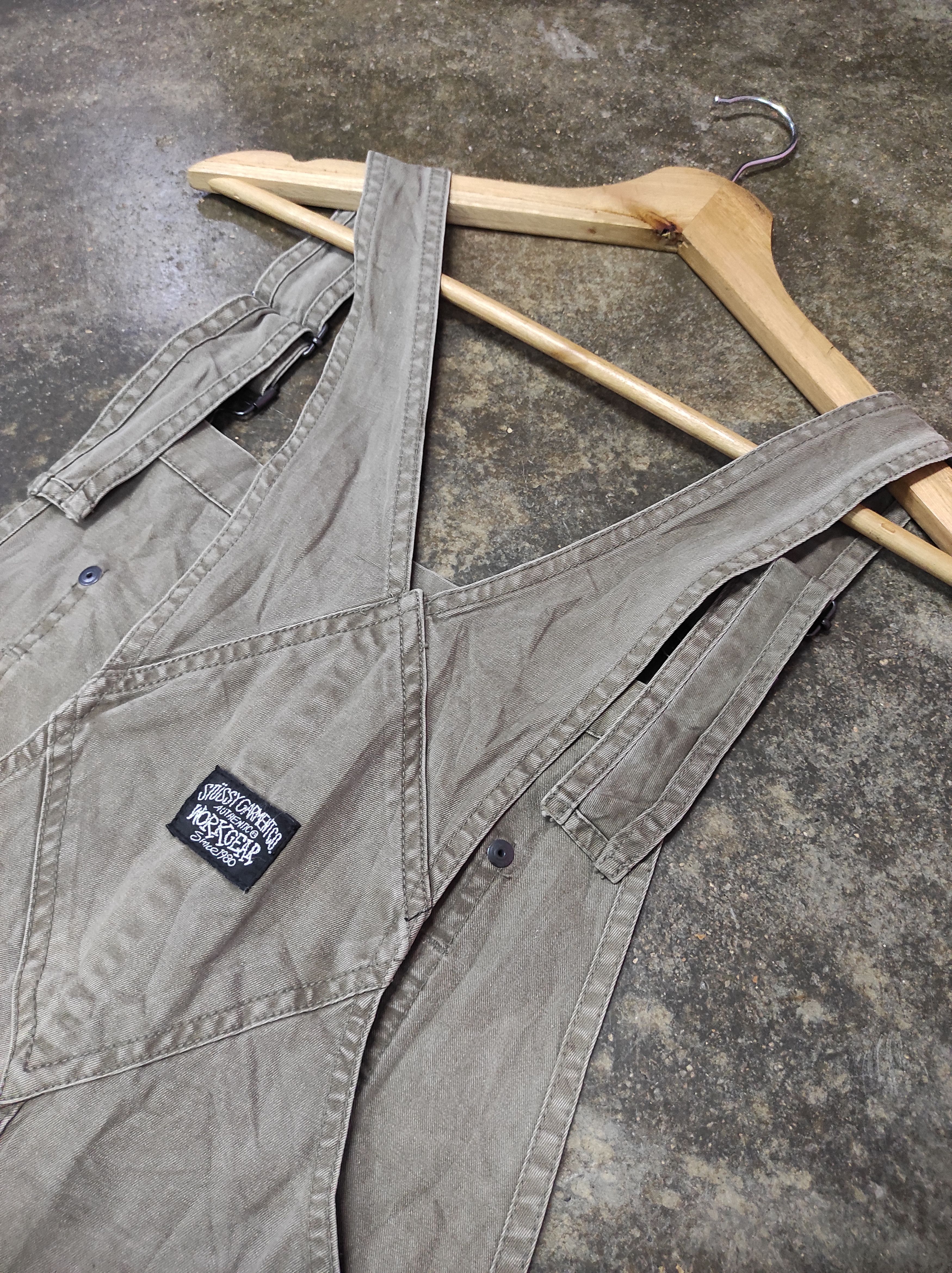 Stussy STUSSY GARMENT WORKGEAR MULTIPOCKET OVERALLS JUMPSUIT PANTS Size US 32 / EU 48 - 9 Thumbnail