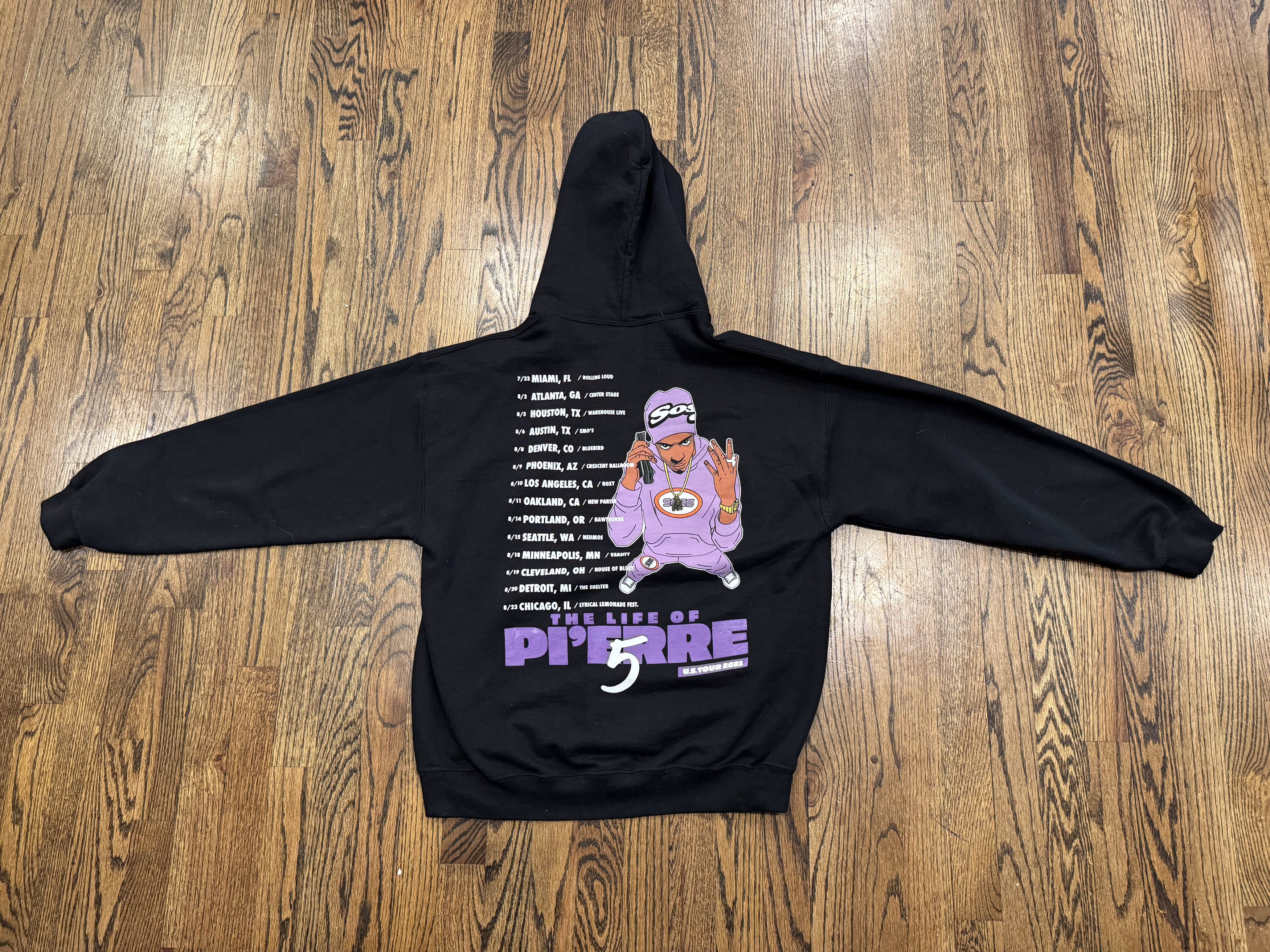 Band Tees Pierre Bourne "I LOVE PB" Tour Sweatshirt Size US L / EU 52-54 / 3 - 2 Thumbnail