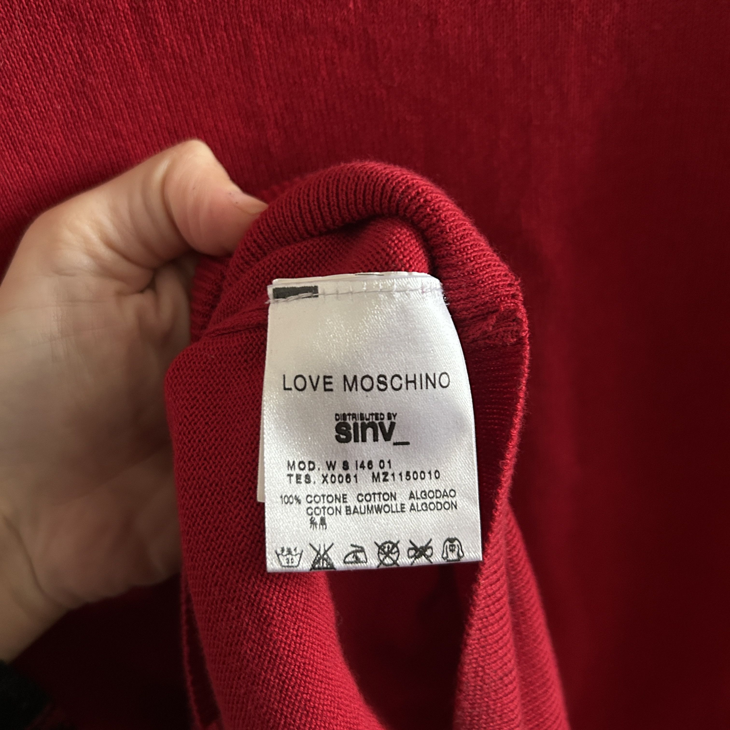 Love Moschino Love Moschino Red Y2K Cardigan Size M / US 6-8 / IT 42-44 - 16 Thumbnail