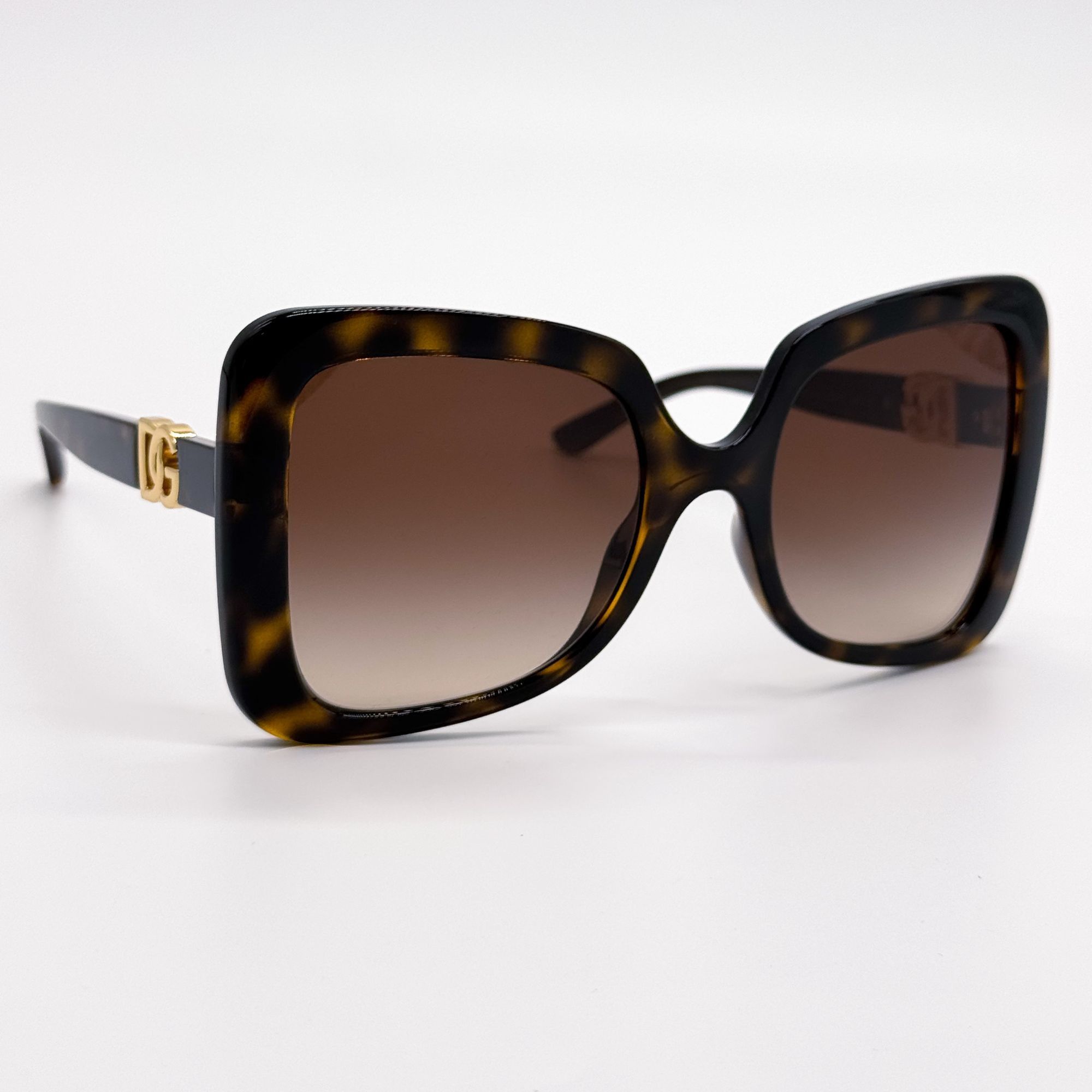 New Dolce&Gabbana DG6193U 502/13 Brown Women Oversized Sungl display picture 1