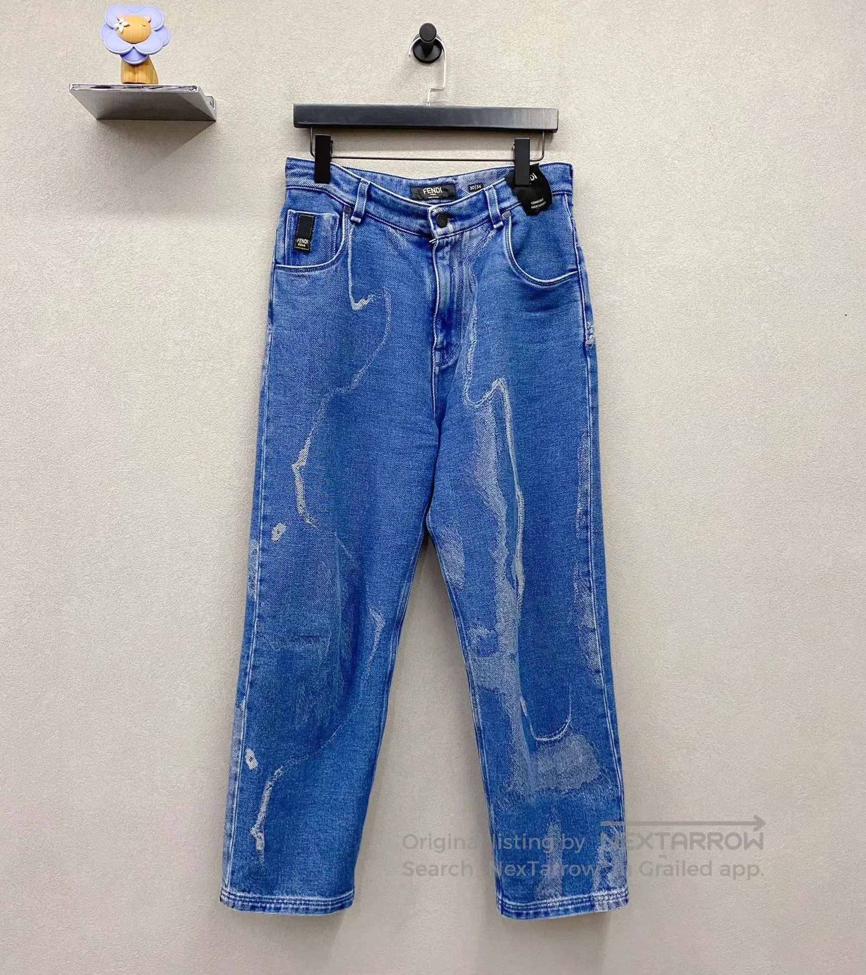 Fendi Fendi Blue Denim Suit. Size US 30 / EU 46 - 4 Thumbnail