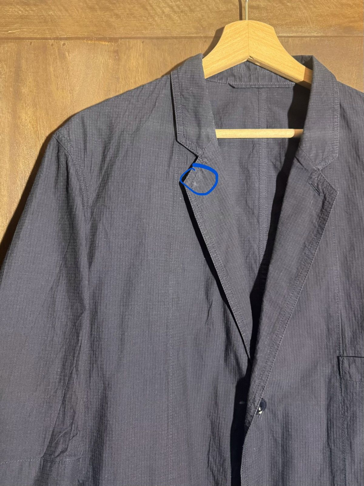 Lemaire lemaire short sleeves blazer jacket in navy cotton 48 Size US M / EU 48-50 / 2 - 10 Thumbnail